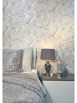 Product photograph of Rasch Palmetto Agate Wallpaper - Grey from very.co.uk