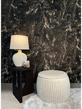 Product photograph of Rasch Sienna Marble Wallpaper - Black from very.co.uk