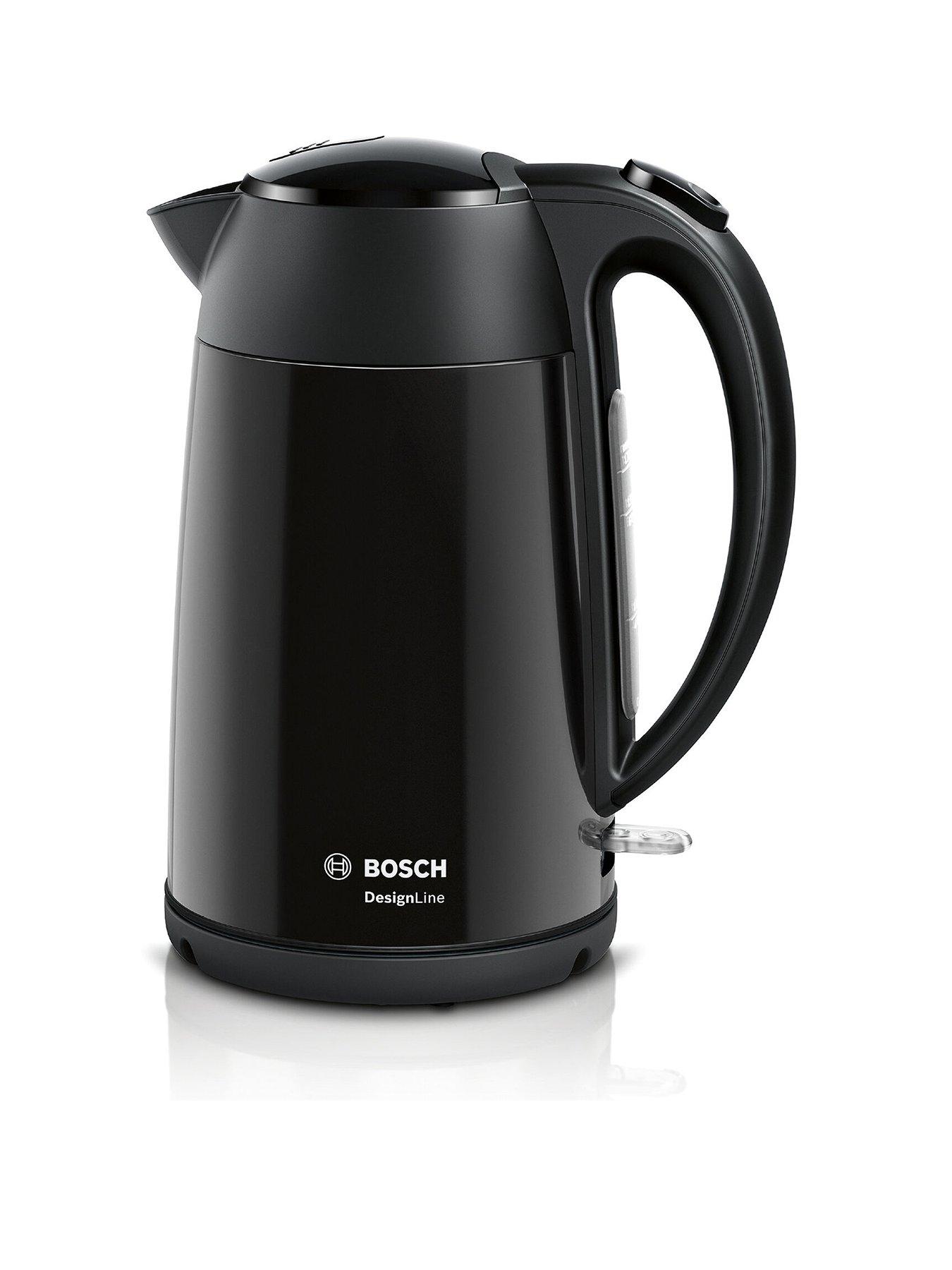 Product photograph of Bosch Design Line Kettle Black from very.co.uk
