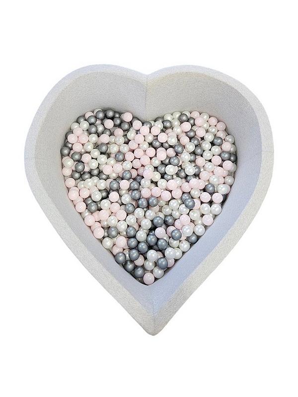 Image 3 of 3 of undefined Smart Set Big Heart Ball Pit - Pink with 400 Balls - 6 cm