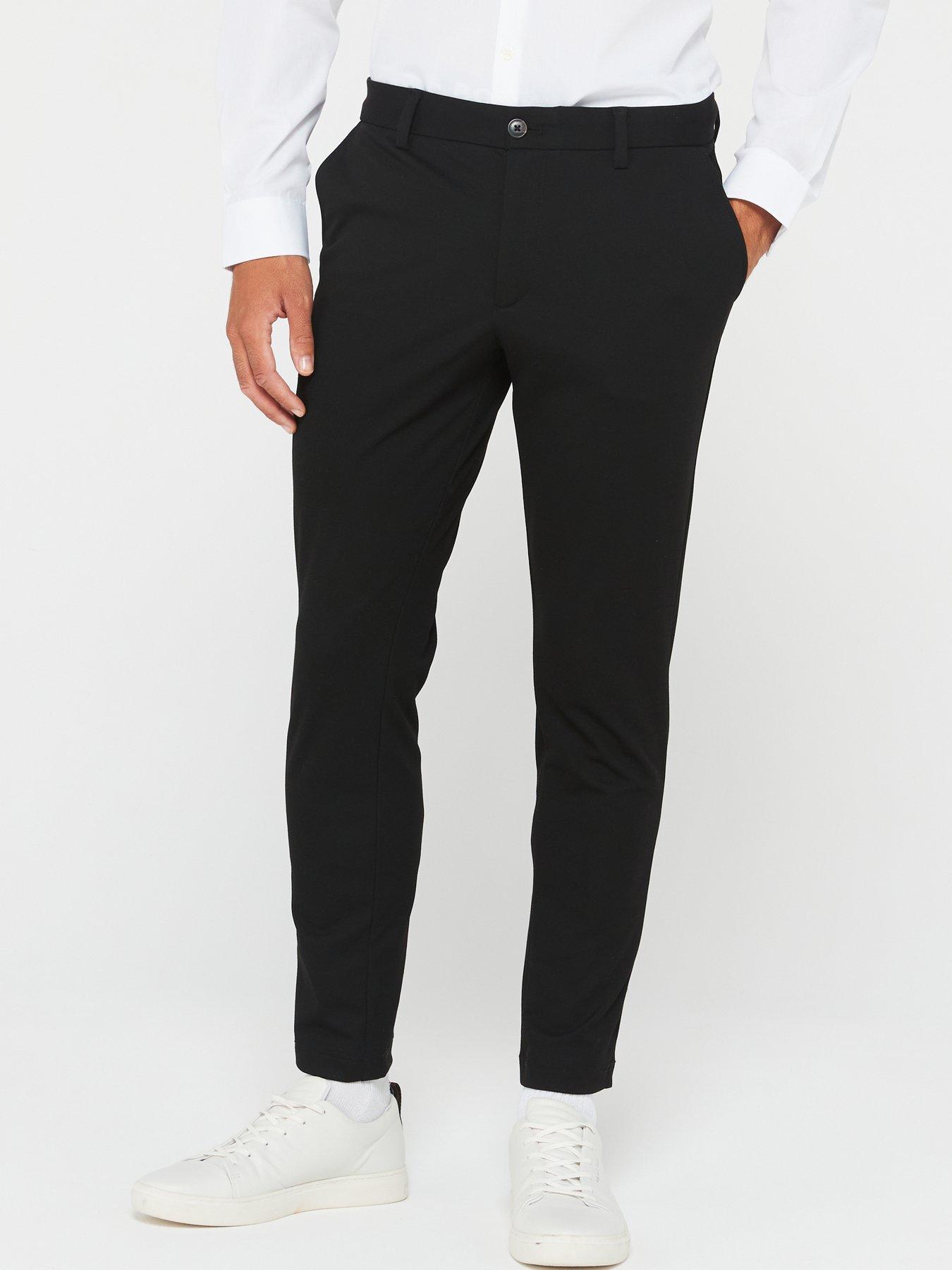 undefined Jack  &  Jones Marco Slim Fit Jersey Chino Trousers - Black