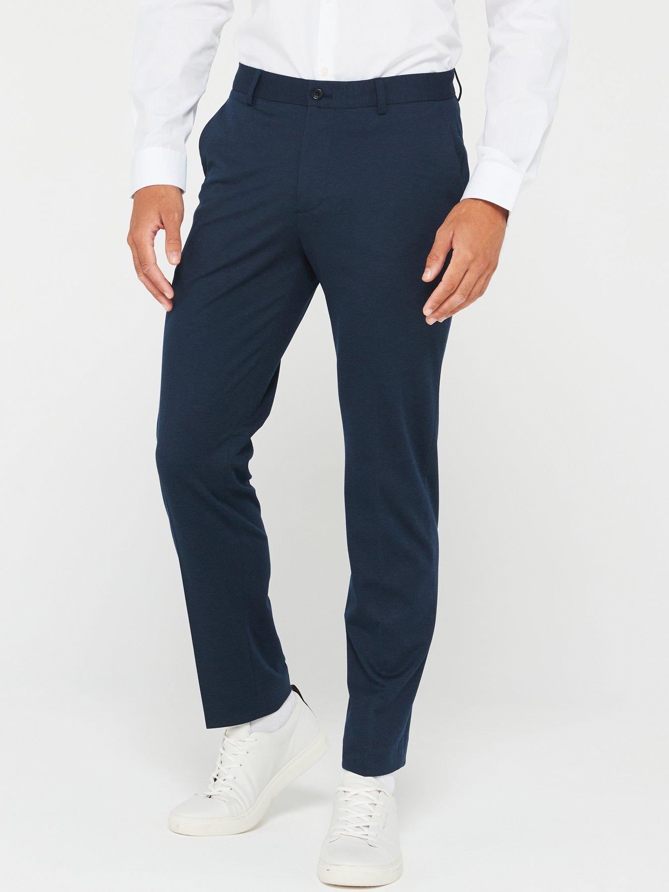 undefined Jack  &  Jones Premium Stretch Slim Fit Trouser - Navy