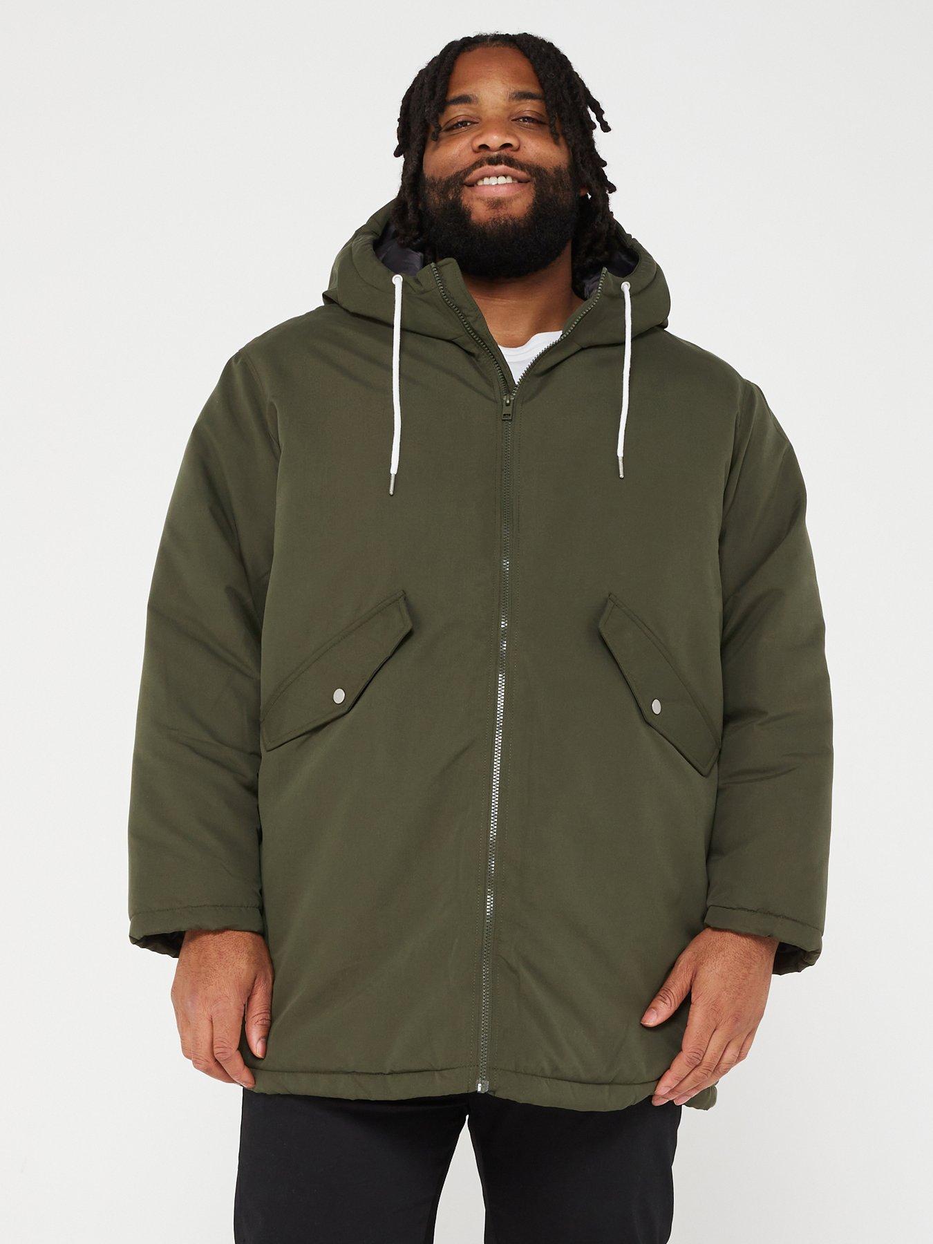 Jack jones green parka best sale