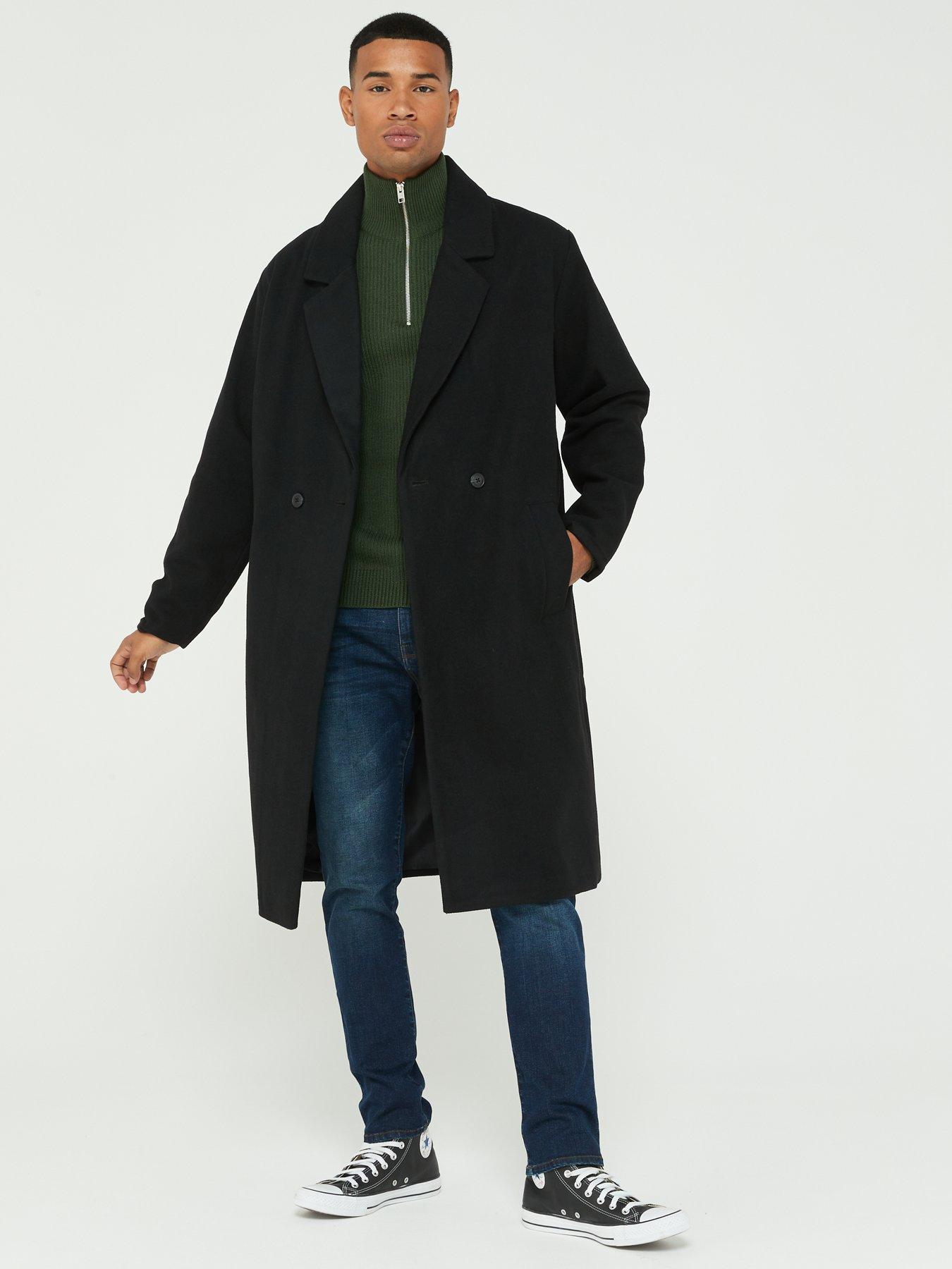 Wool and polyester hot sale blend coat