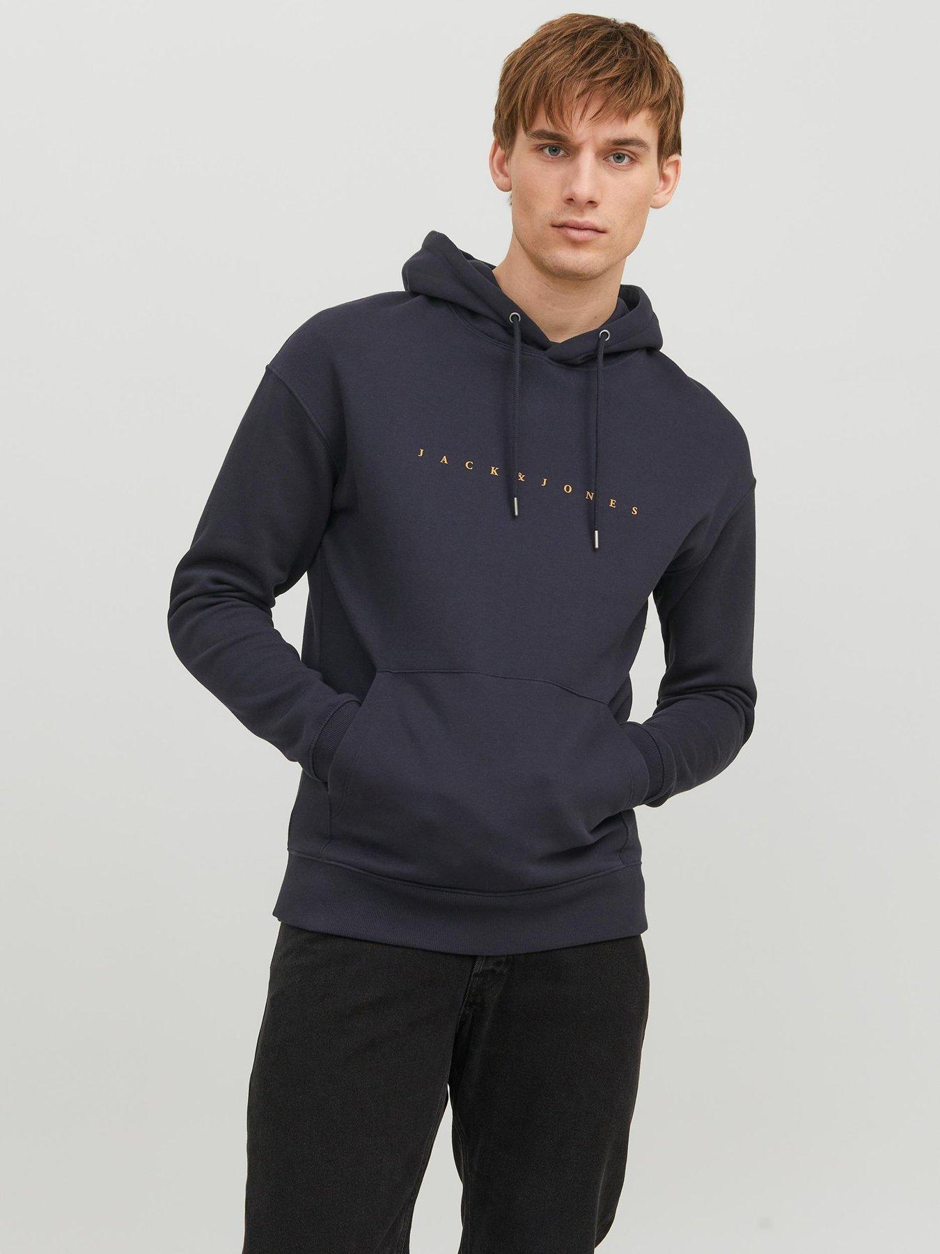 undefined Chest Logo Hoodie - Navy