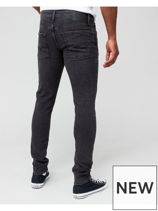 stillFront image of jack-jones-glenn-slim-fit-jeans-black