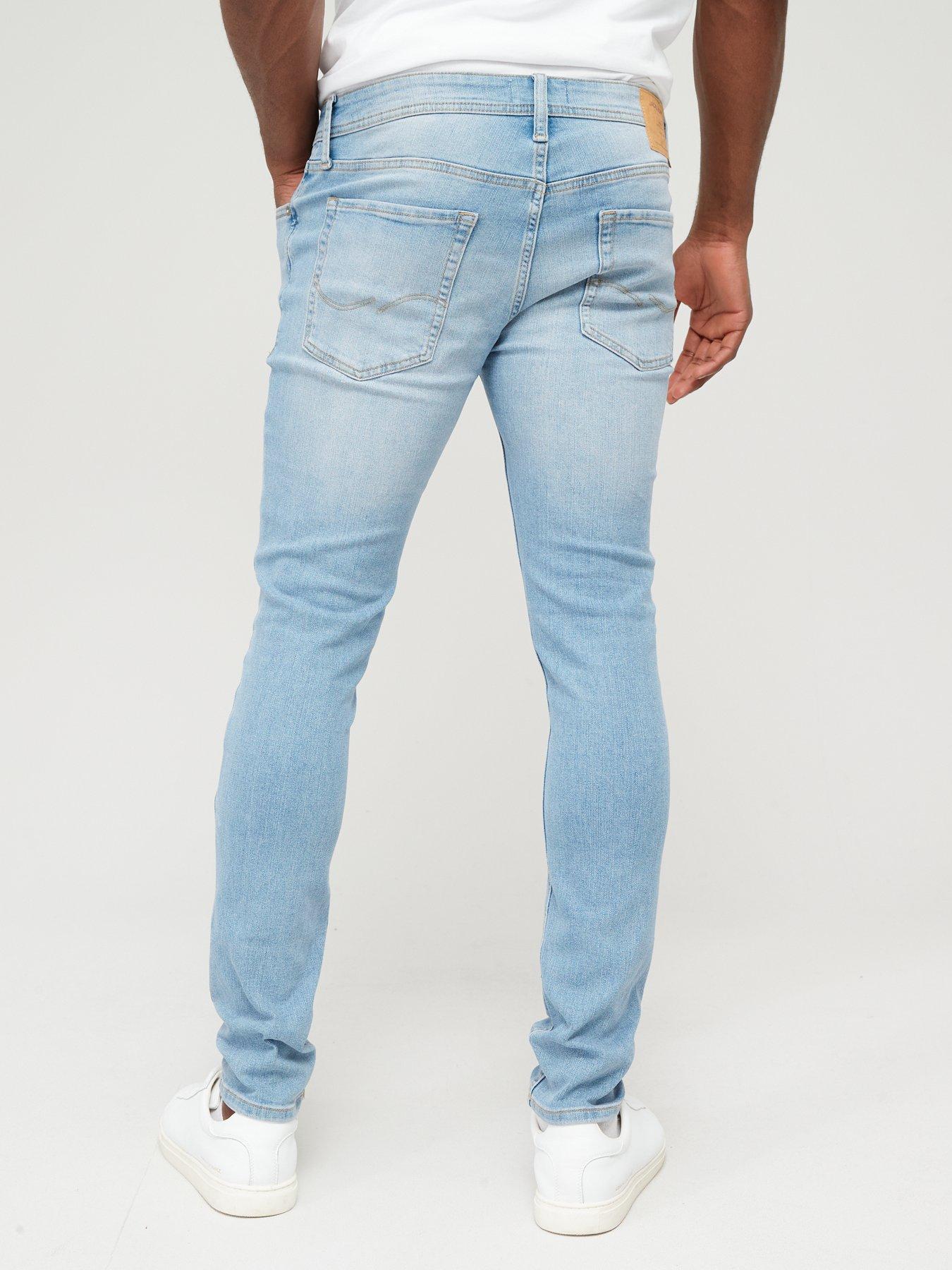 Image 2 of 5 of Jack & Jones Liam Skinny Fit Jeans - Light Wash
