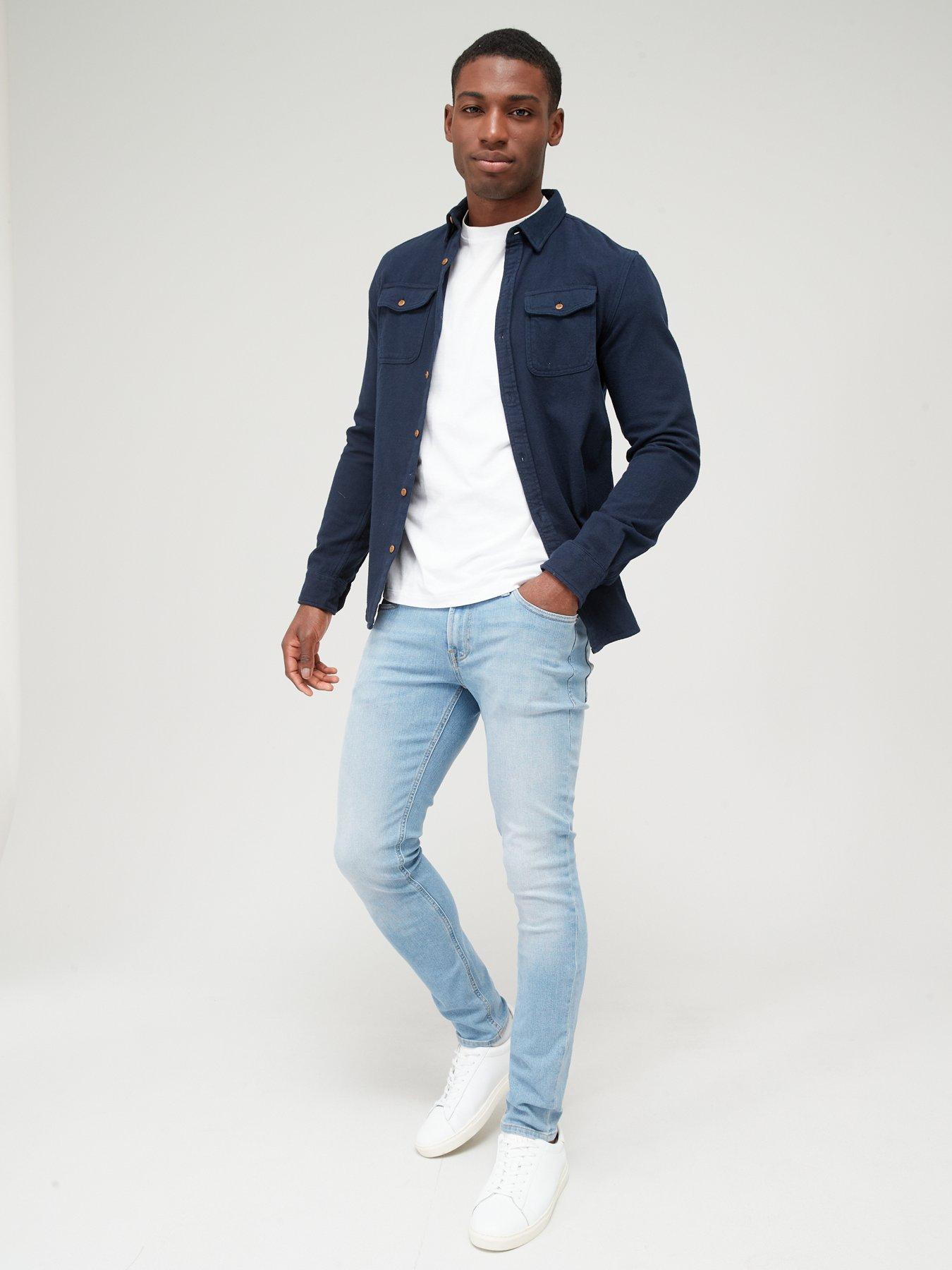 Jack & Jones Intelligence Jeans In Slim Fit Selvage Denim