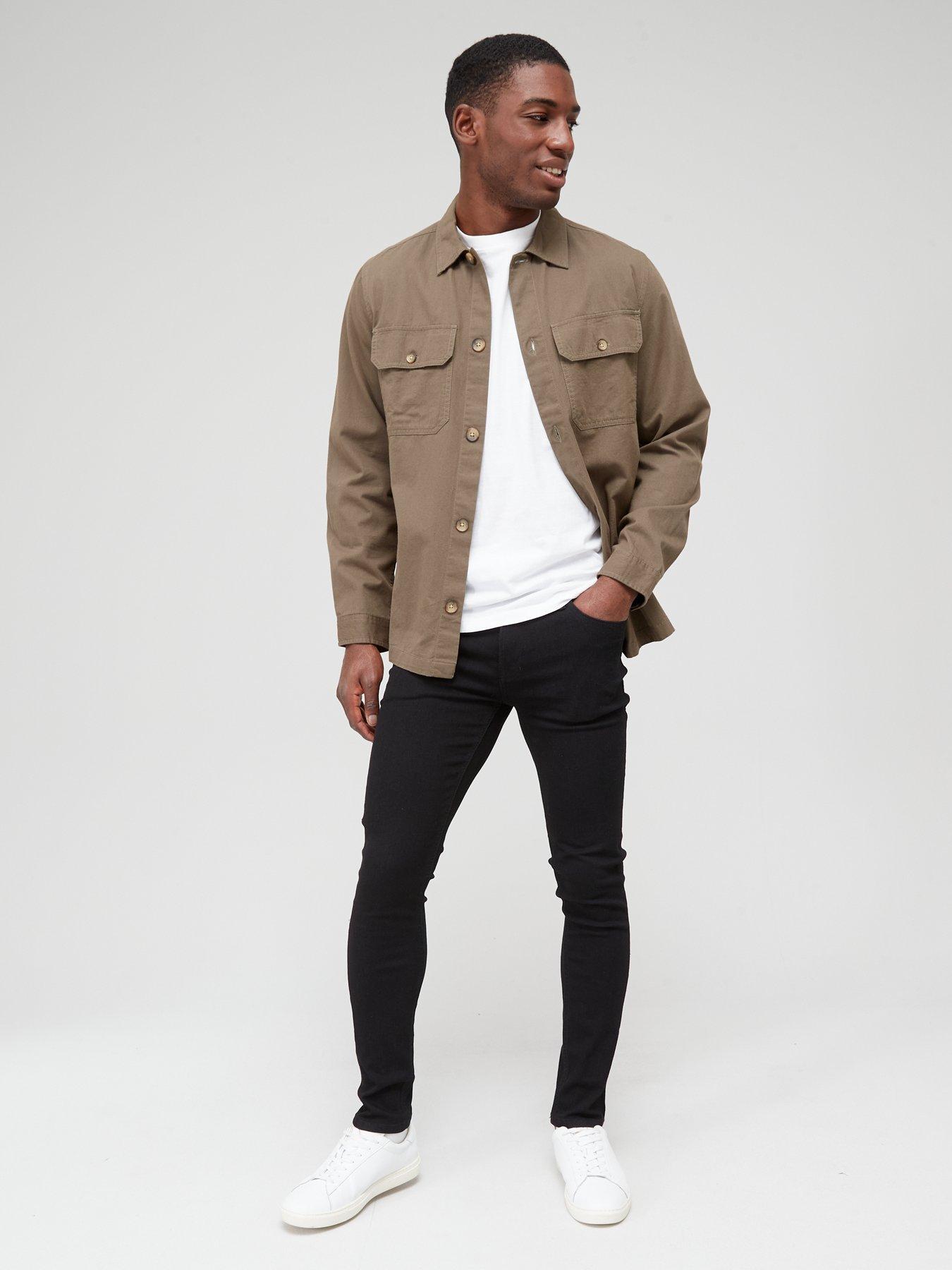 Image 3 of 5 of Jack & Jones Liam Skinny Fit Jeans - Black