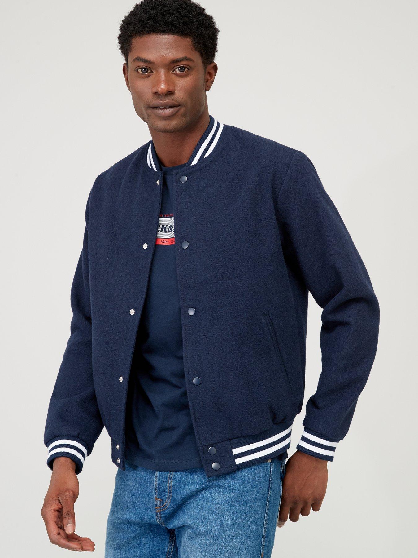 Jack and jones varsity jacket hot sale