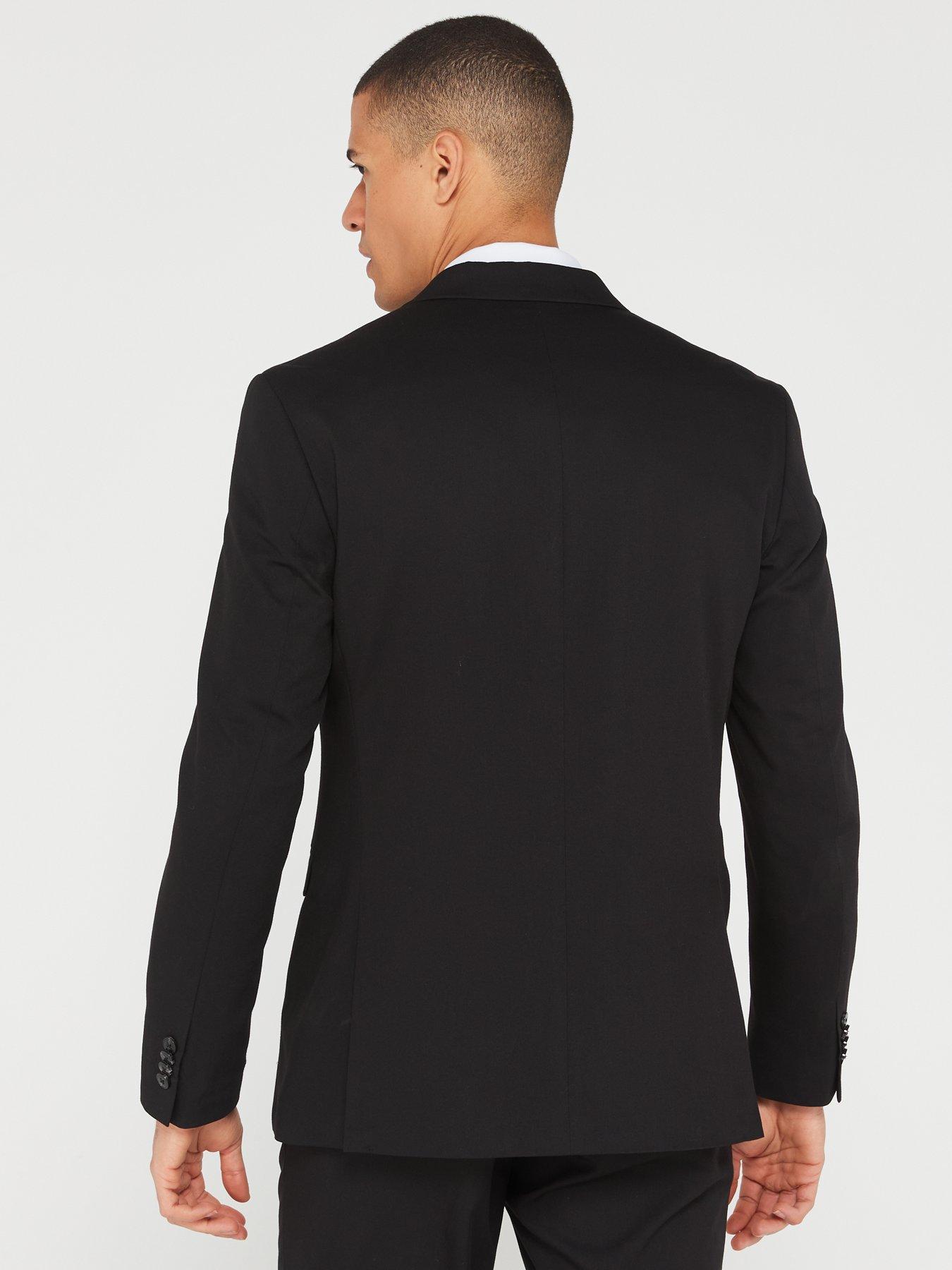 Image 2 of 6 of Jack & Jones Super Slim Fit Two Piece Suit - Black