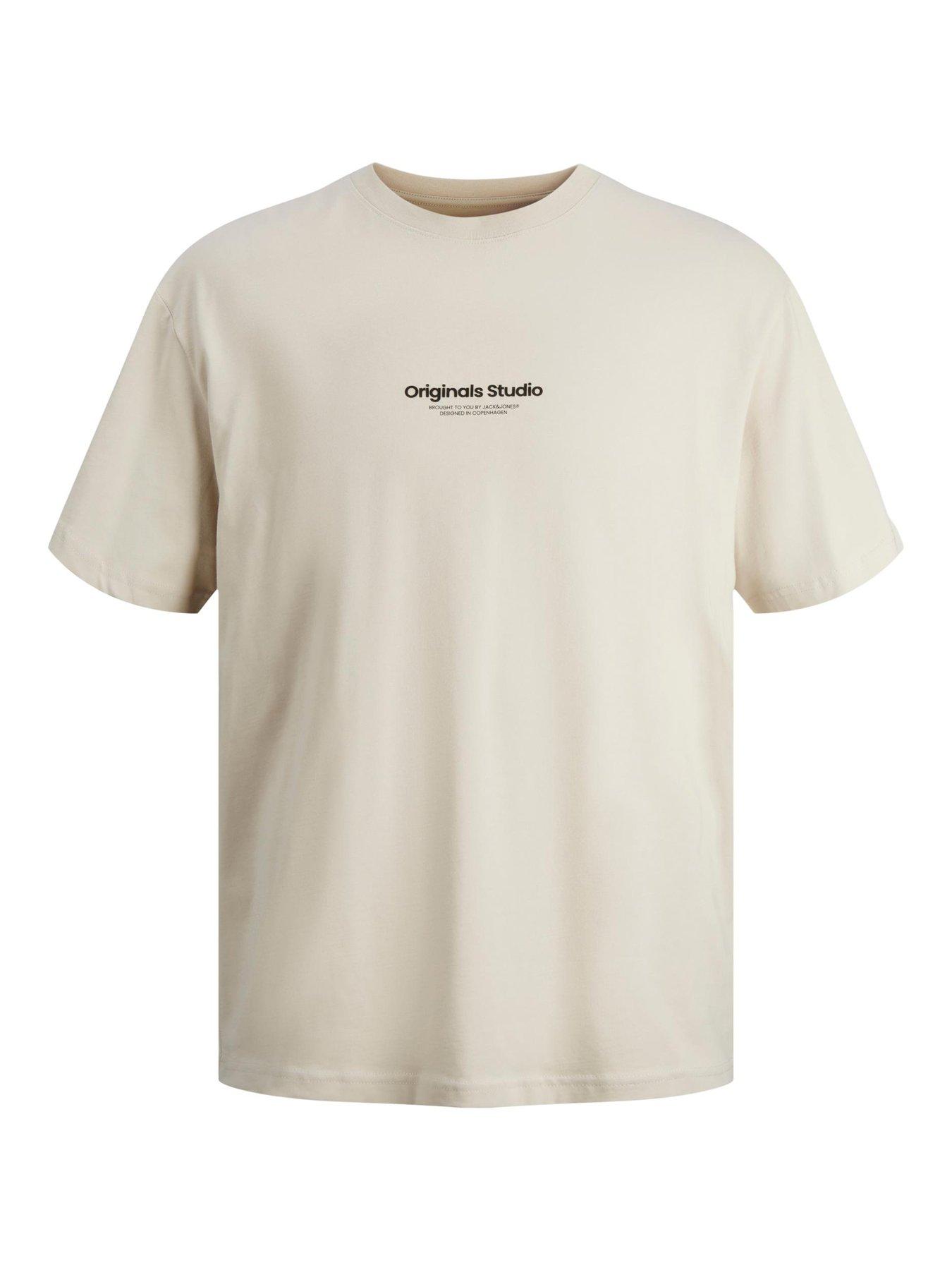 Jack & Jones Originals - T-shirt épaules Tombantes à Logo Brodé - Bleu