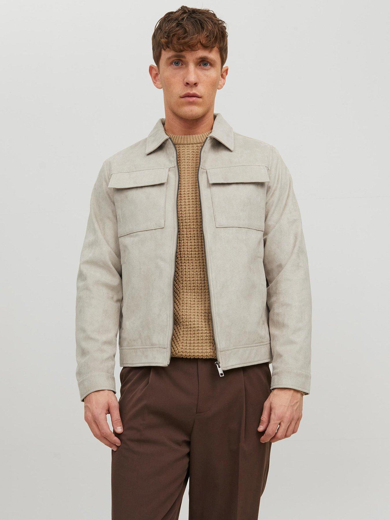 Light beige denim clearance jacket