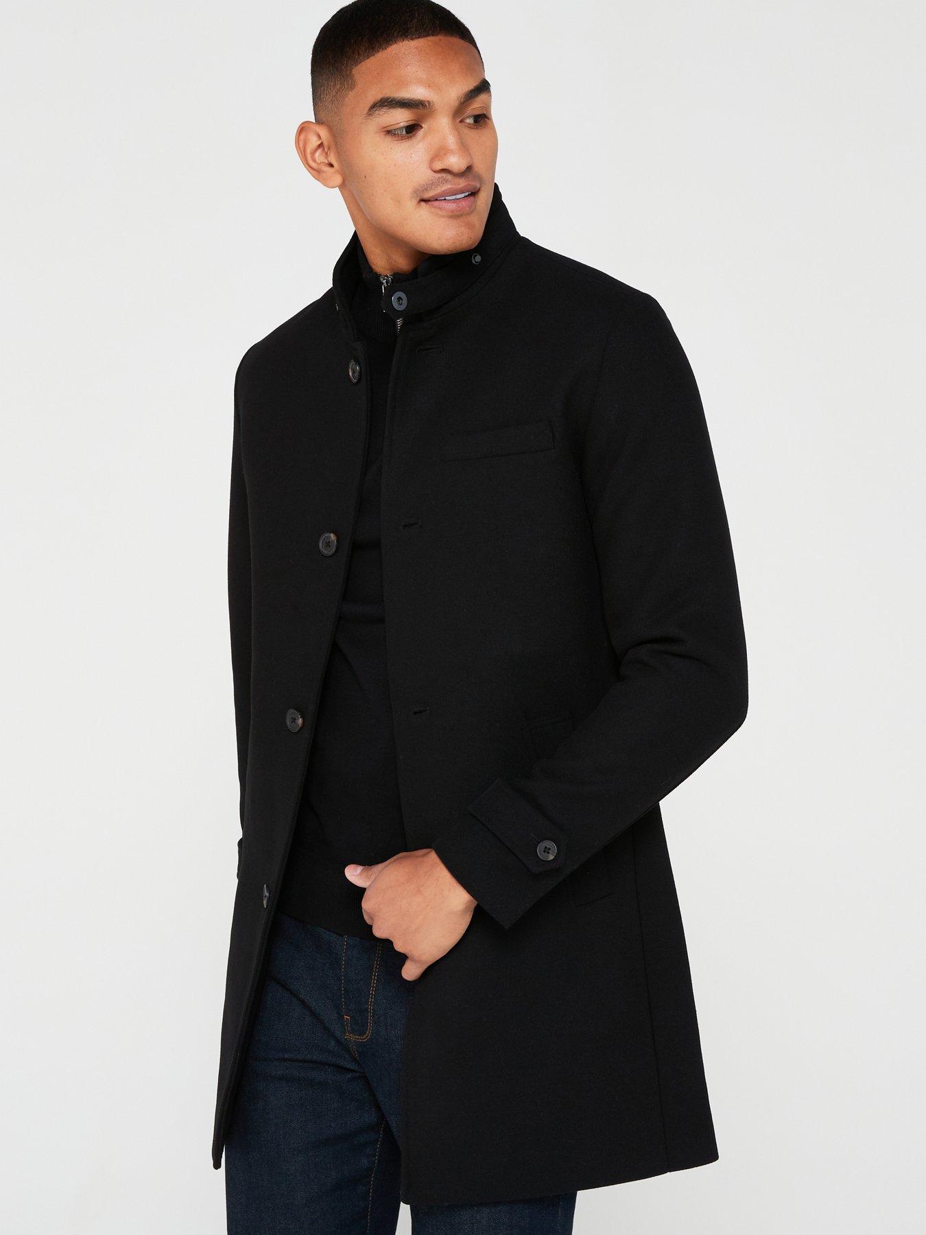 jack-jones-premium-wool-blend-over-coat-black