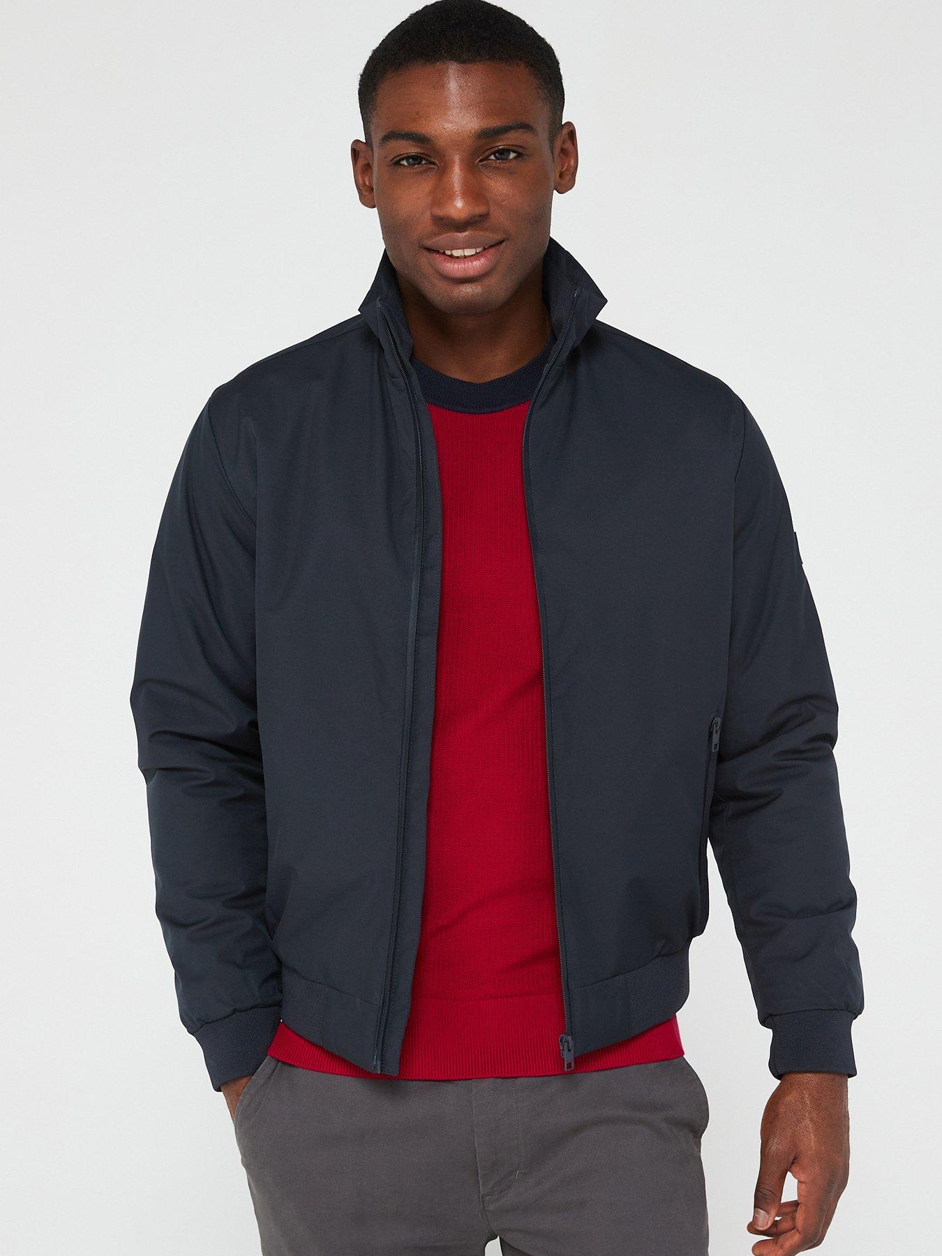 Barbour Essential Box Quilt Zip Through Jacket - Dark Grey