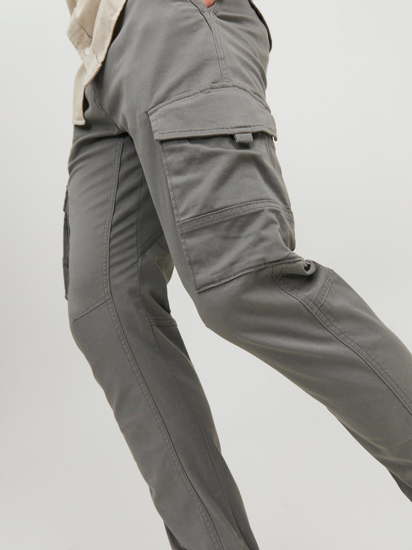 Image 3 of 5 of Jack & Jones Jack &amp; Jones Paul Flake Cuffed Cargo Trousers - Green