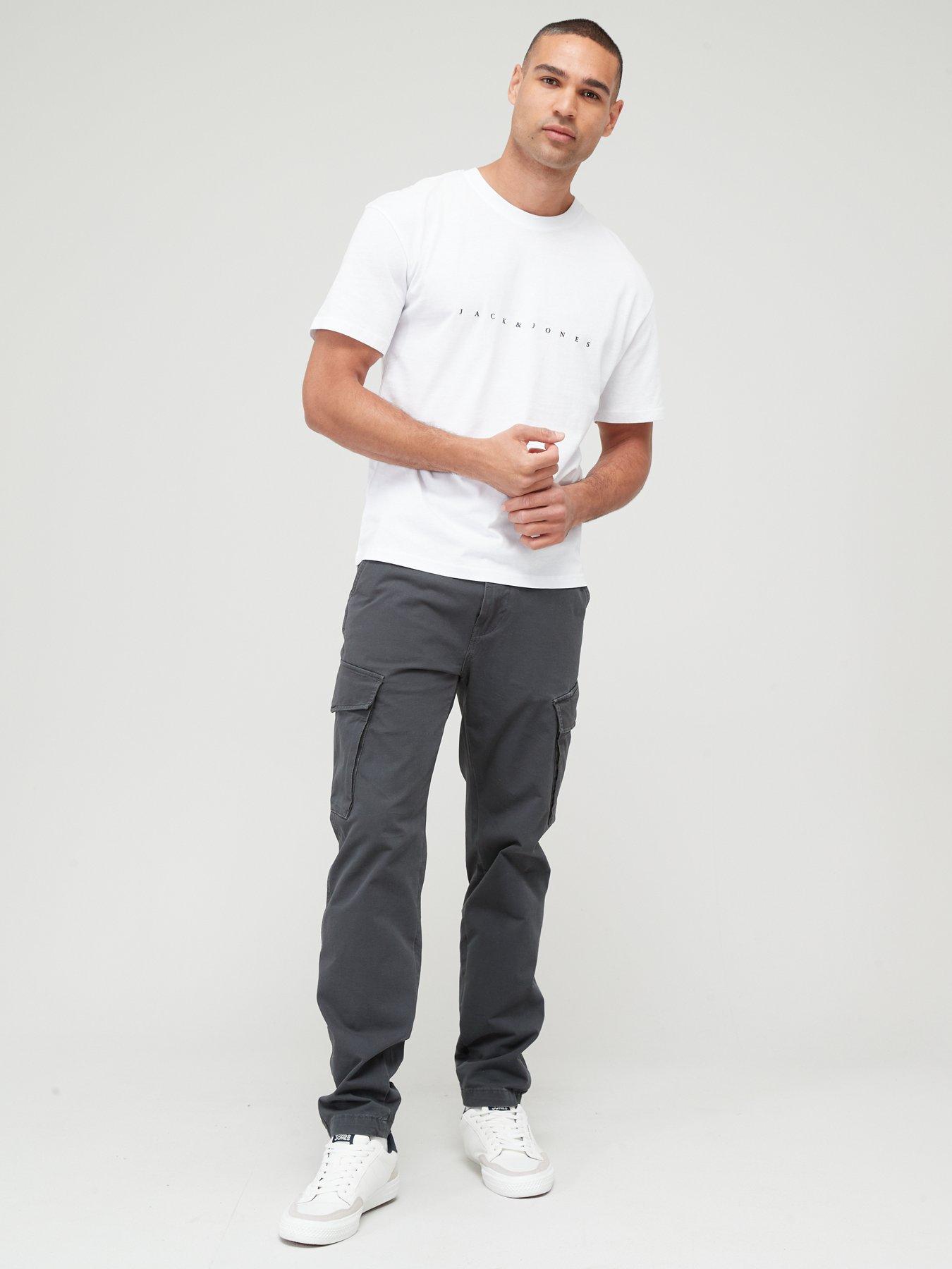 Image 3 of 4 of Jack & Jones Chest Logo T-Shirt - White