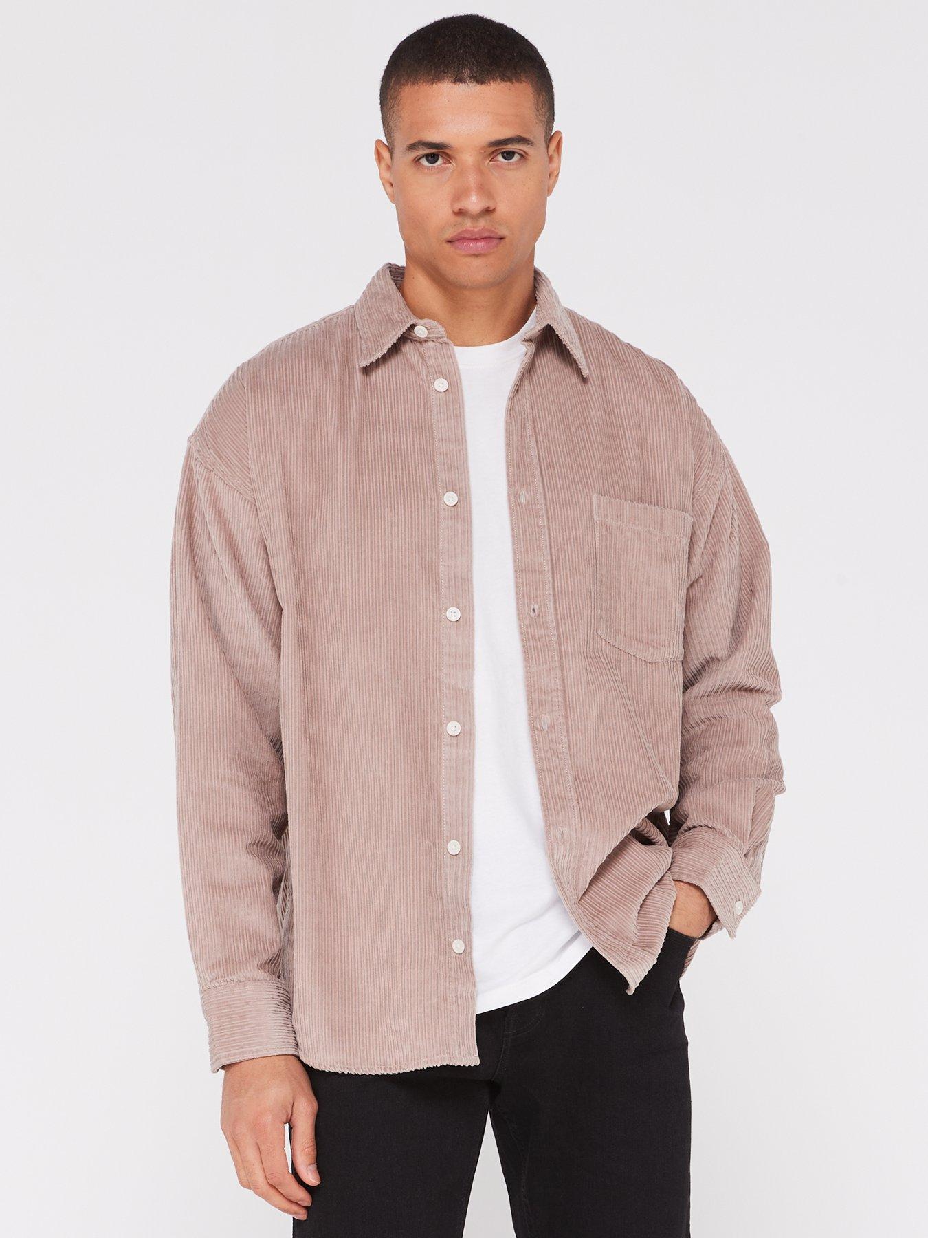 Mens hot sale pink overshirt