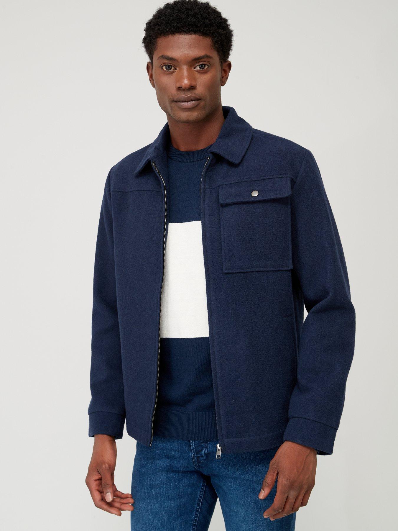 Jack and jones wool on sale jacket