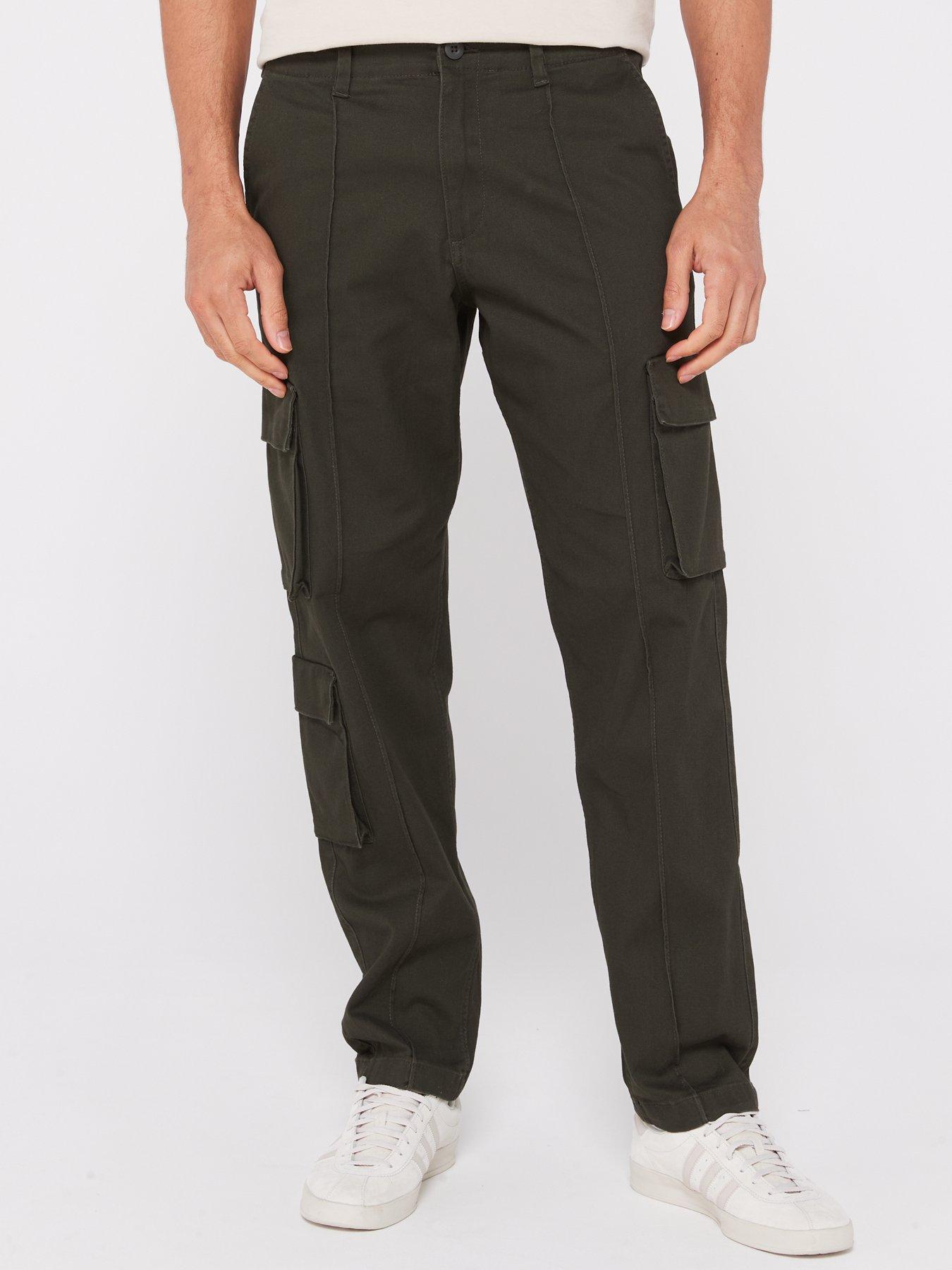 Jack & Jones Kane Loose Fit Carpenter Cargo Trousers - Black