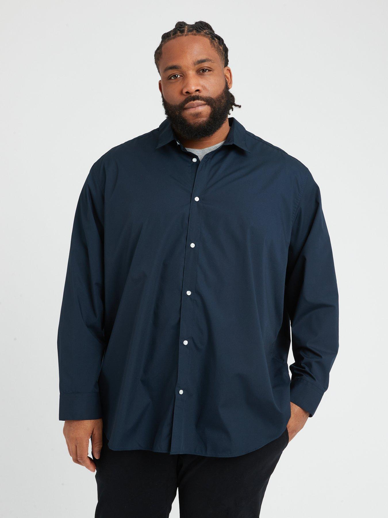 jack and jones navy blue shirt