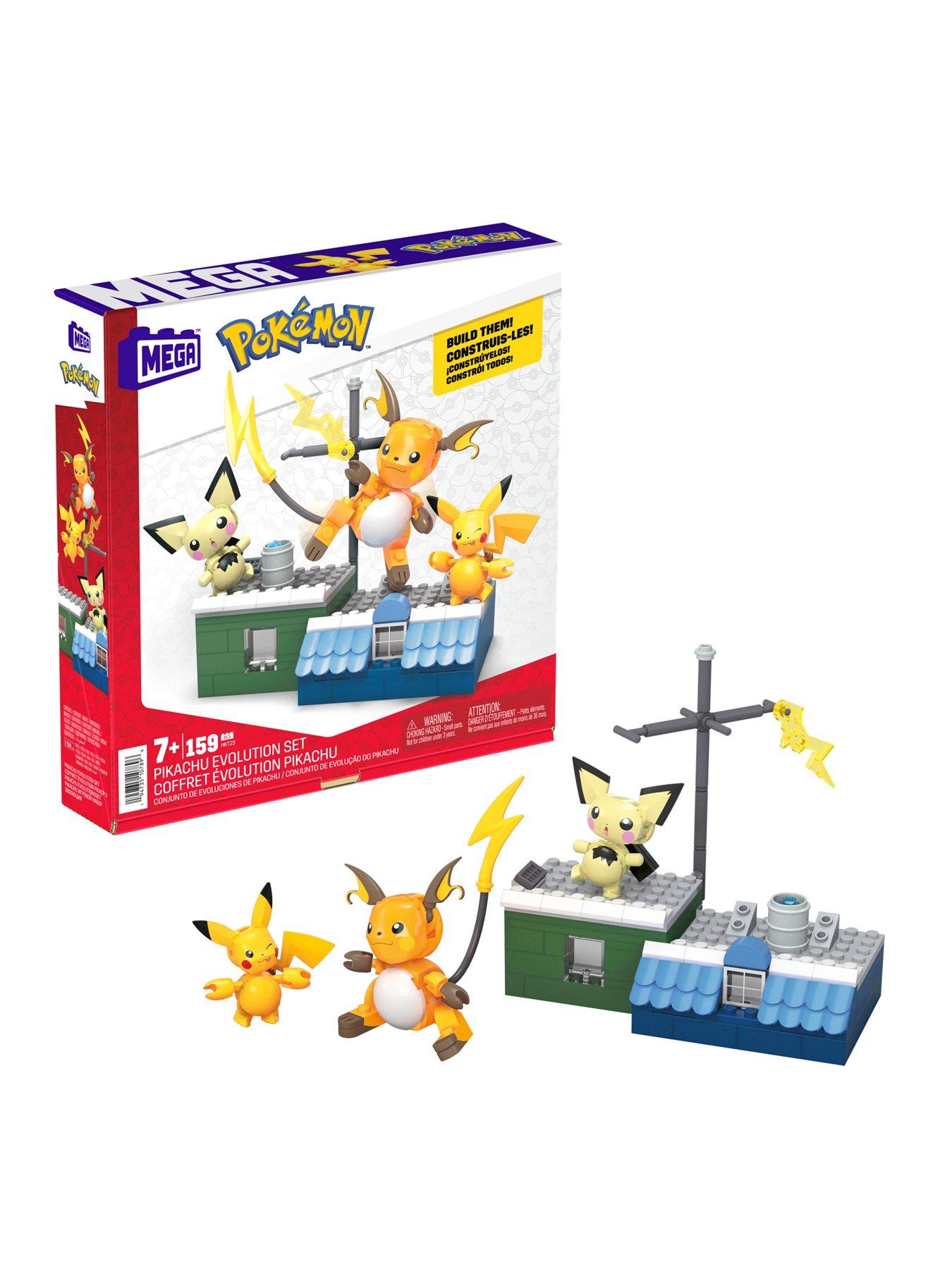 MEGA Pokemon Building Set Pikachu Evolution Very