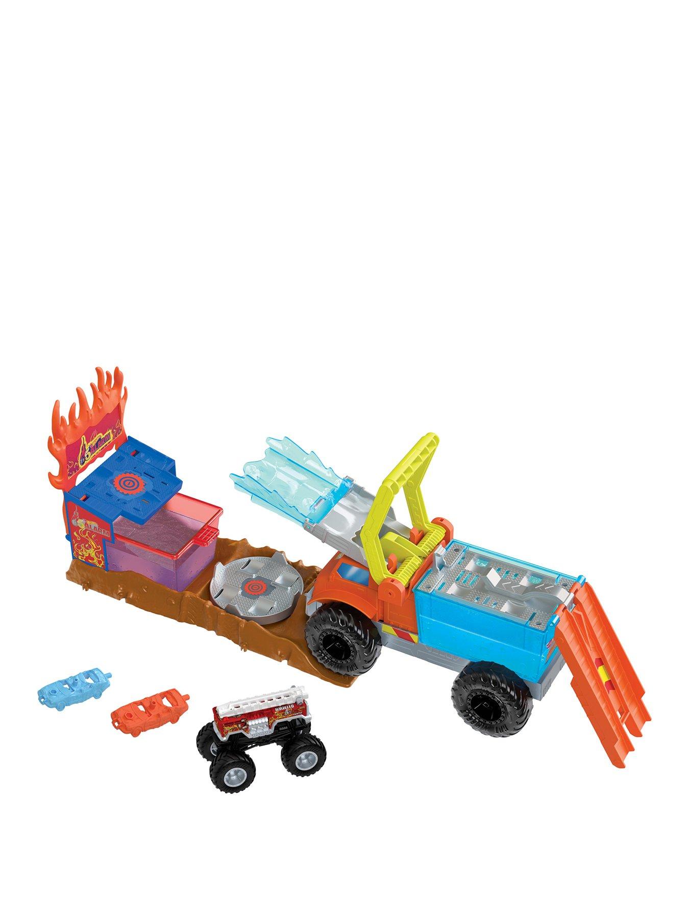 Hot Wheels Monster Trucks Arena Smashers & Truck Set w/2 Free