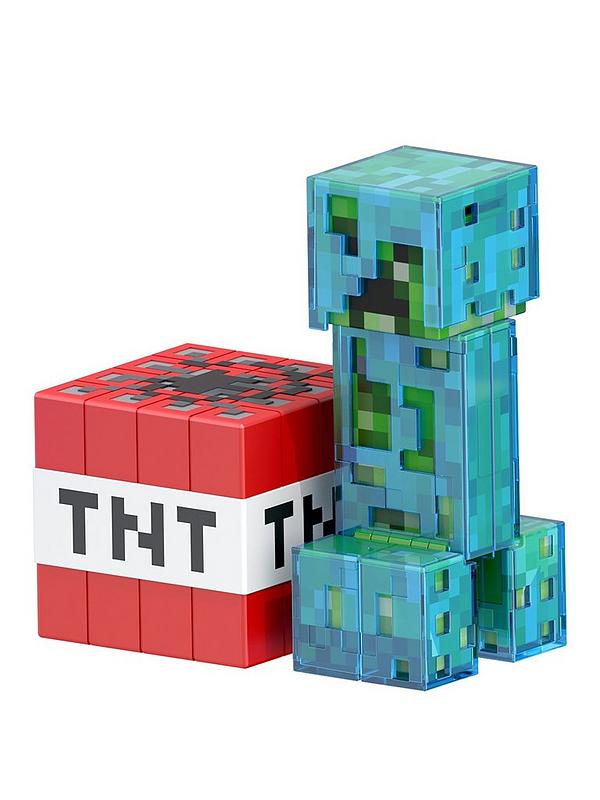 Image 1 of 5 of Minecraft Diamond Level Creeper Action Figure