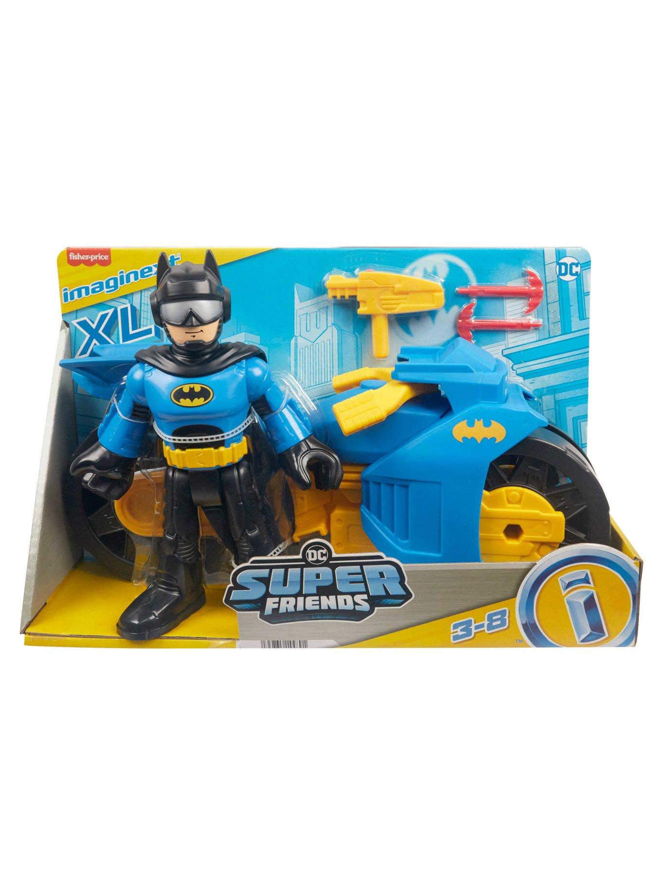 Imaginext DC Super Friends XL Batcycle & Batman Playset | Very.co.uk