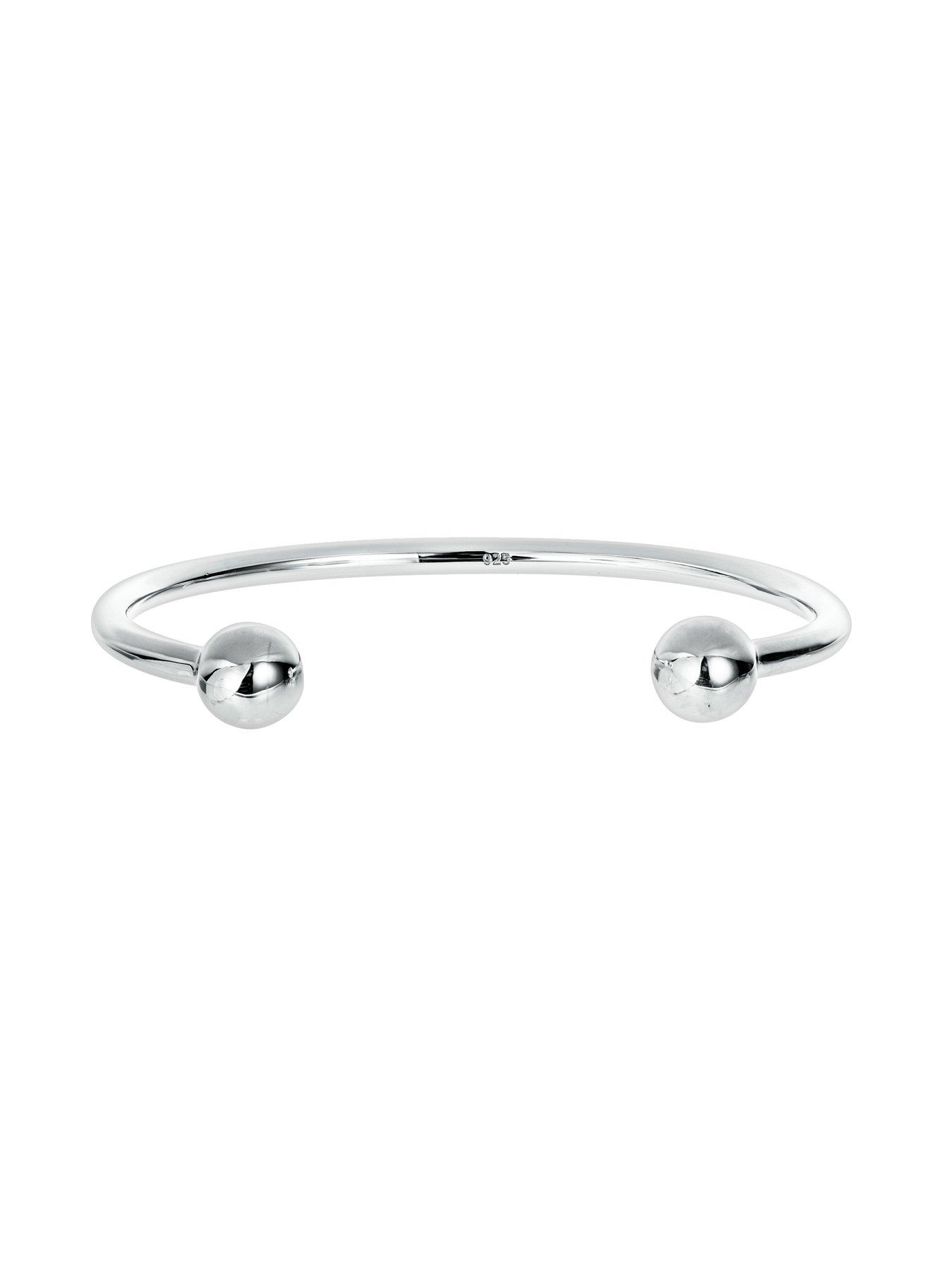 Silver screw bracelet hot sale