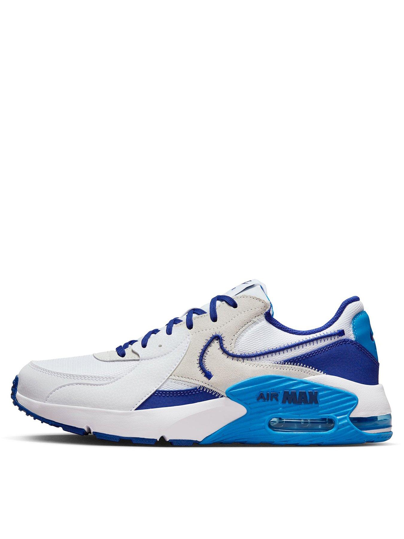 Nike Air Max Excee - White/Blue | very.co.uk