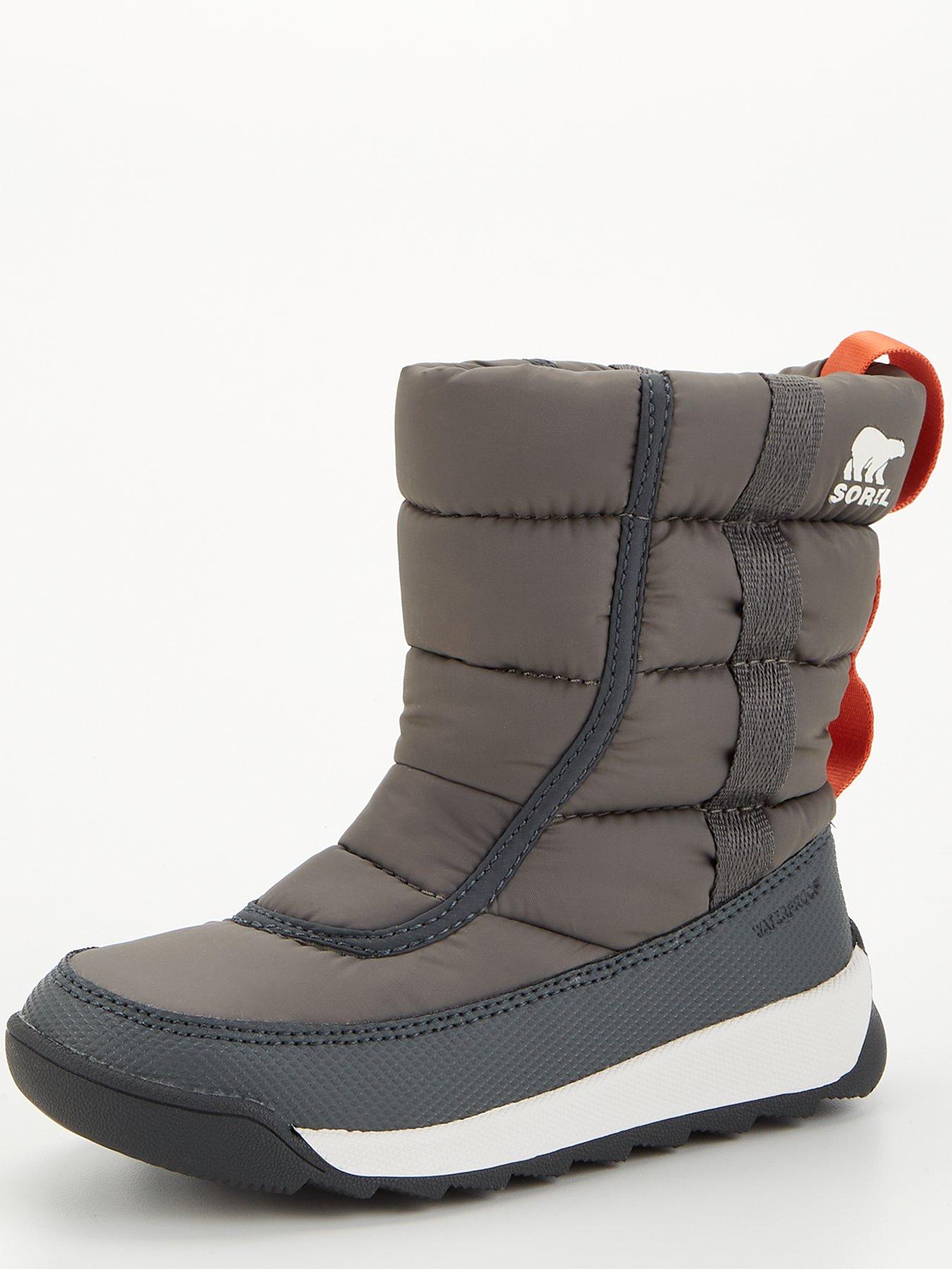 Image 2 of 6 of SOREL Younger Kids Whitney II Puffy Midi Waterproof Boot - Grey
