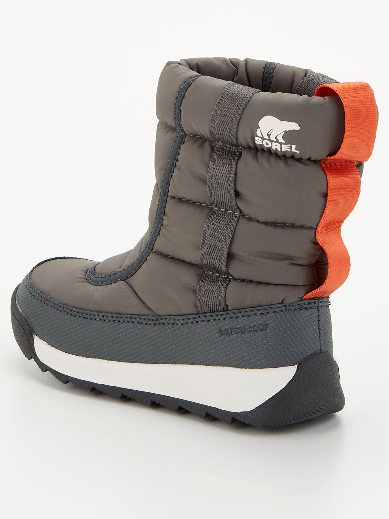 Image 3 of 6 of SOREL Younger Kids Whitney II Puffy Midi Waterproof Boot - Grey