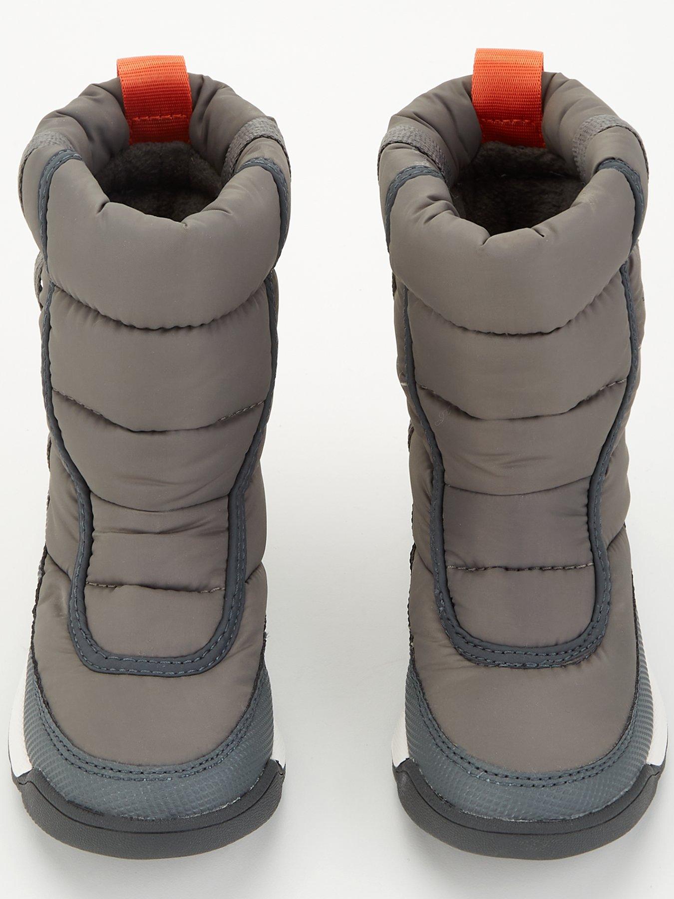 Image 4 of 6 of SOREL Younger Kids Whitney II Puffy Midi Waterproof Boot - Grey