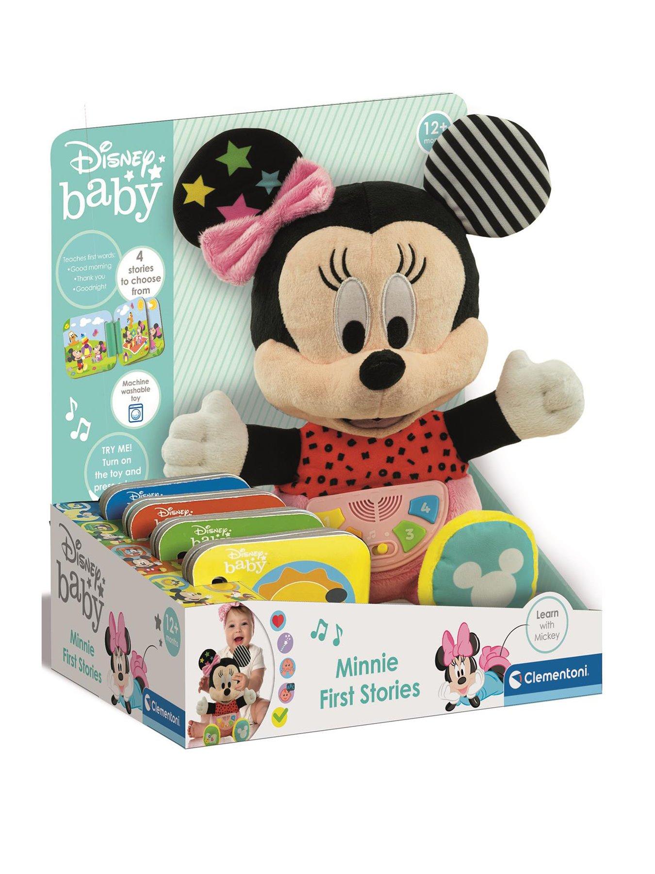 Disney Junior Minnie Mouse 3-Pack Bath Toys, Figures Include Minnie Mouse, Daisy Duck, and Figaro