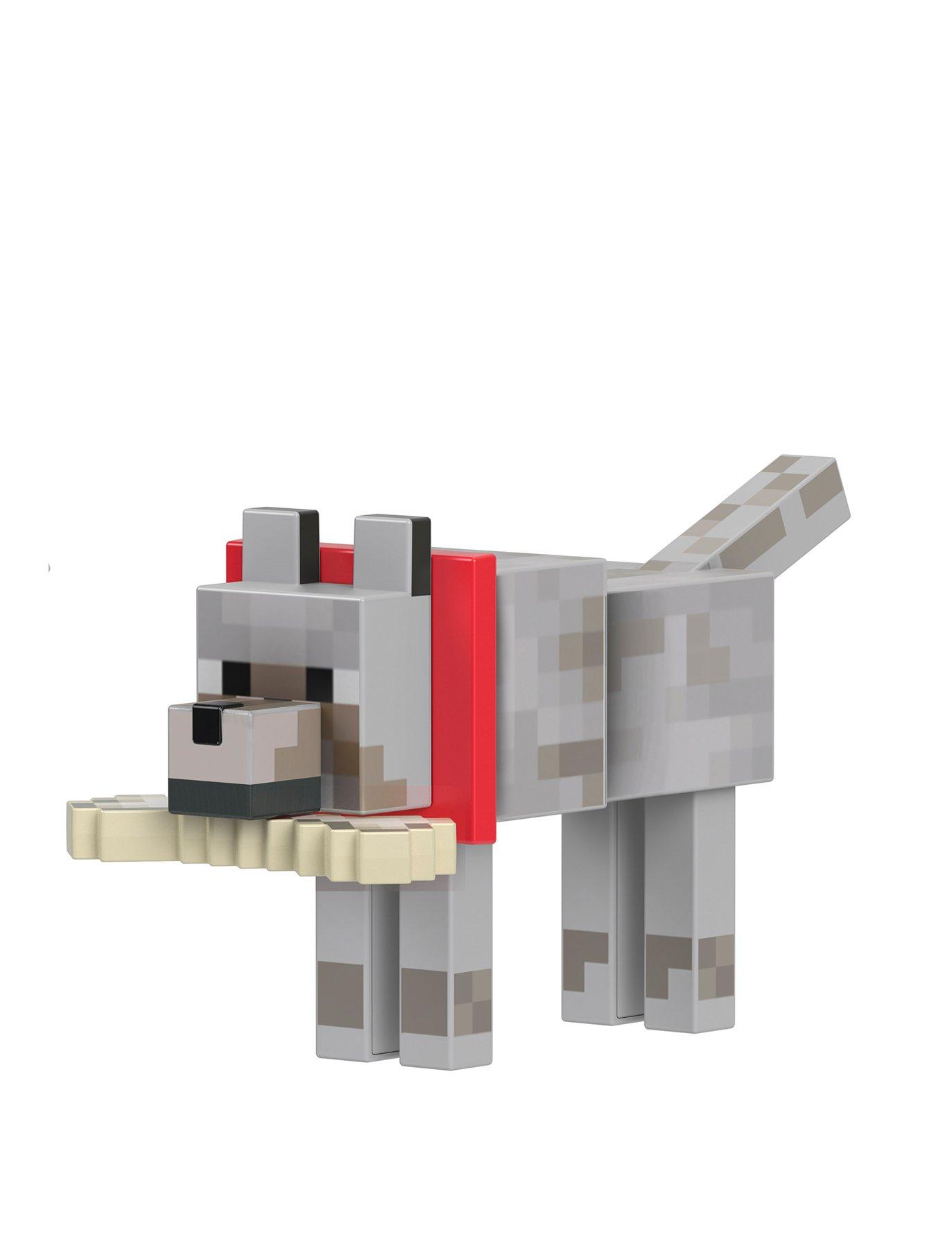 Minecraft wolf shop figure