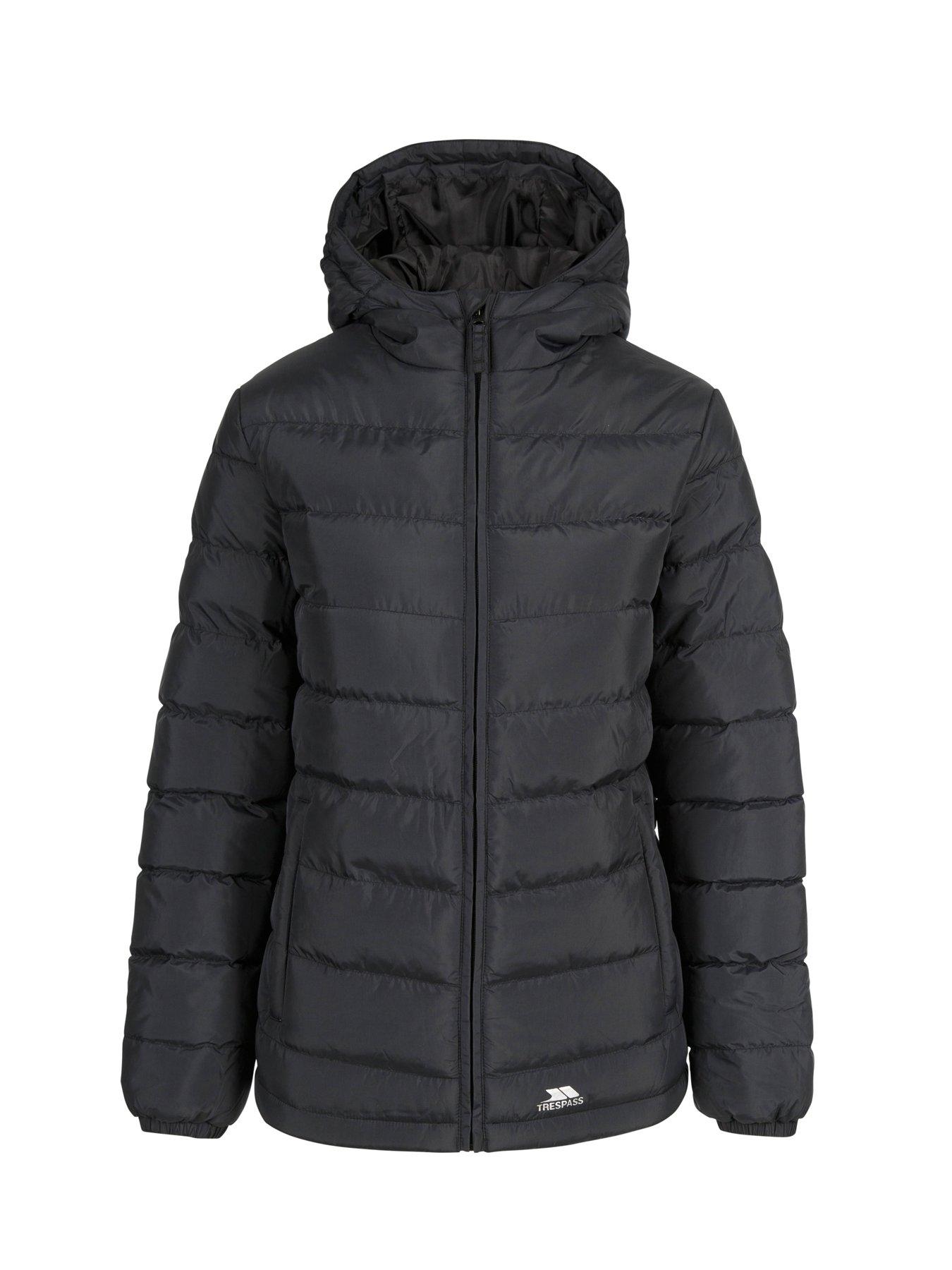 Trespass rianna best sale long padded jacket