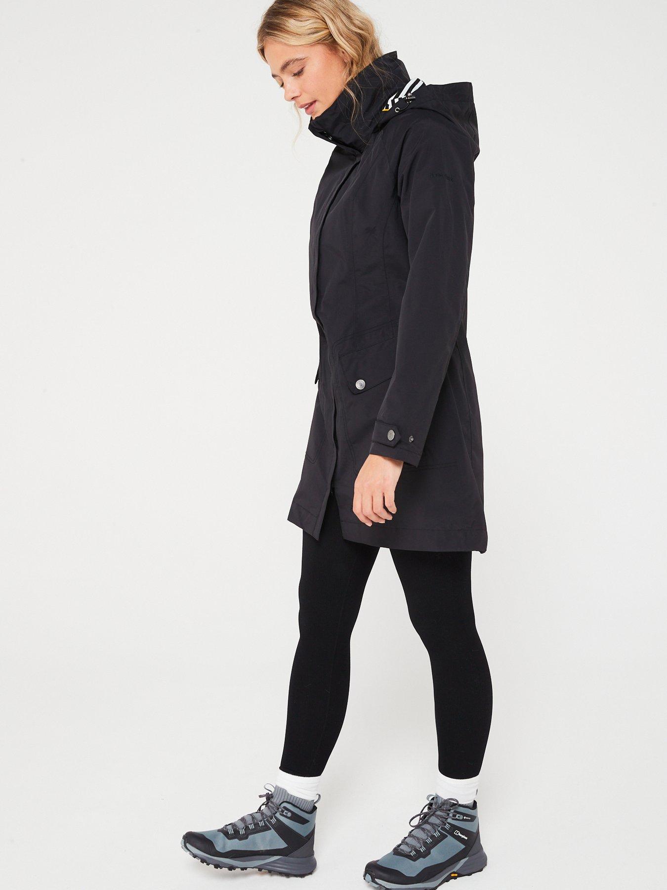Image 6 of 6 of Trespass Rainy Day Waterproof Jacket - Black