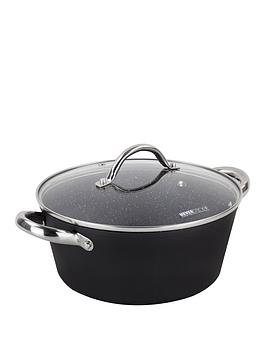 Product photograph of Scoville Neverstick 24cm Shallow Casserole Pan from very.co.uk