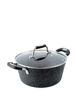 Product photograph of Scoville Neverstick 24 Cm Stock Pot from very.co.uk
