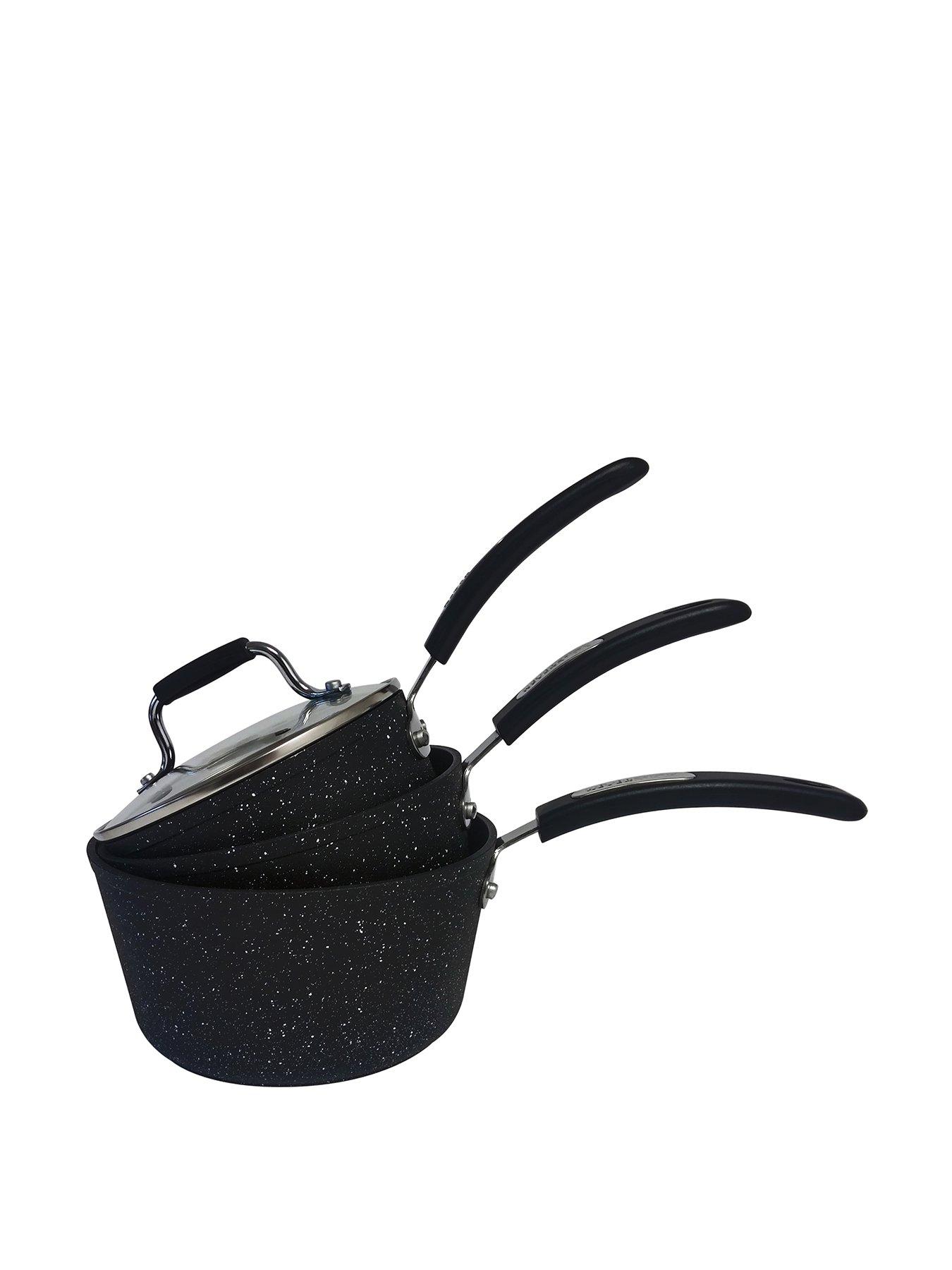 Scoville Neverstick 3 Piece Saucepan Set 16, 18 and 20 cm very.co.uk