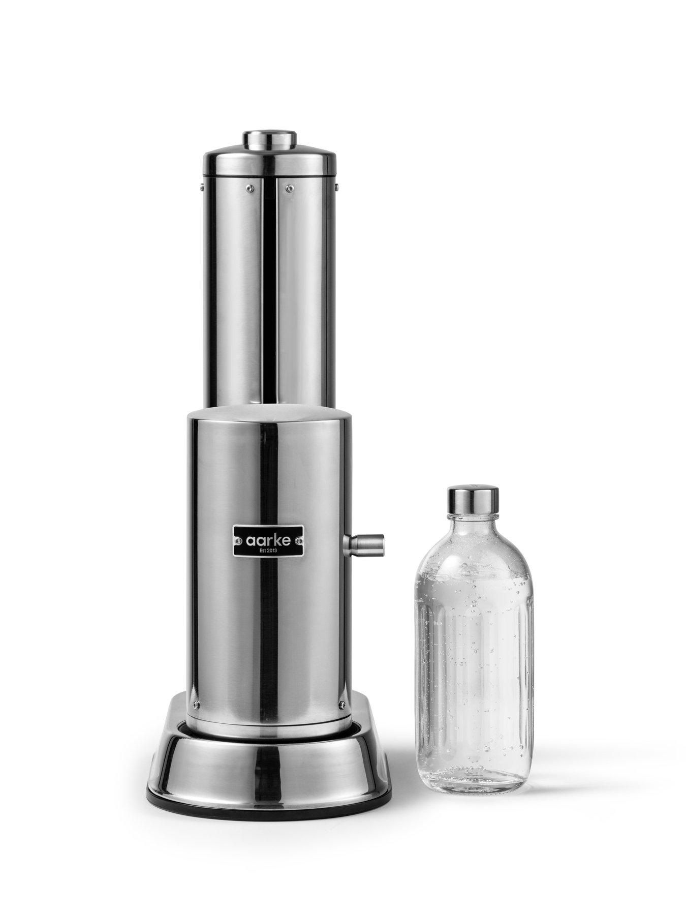 Aarke Carbonator Pro Steel Sparkling Water Maker & Co2 Gas Cylinder very.co.uk