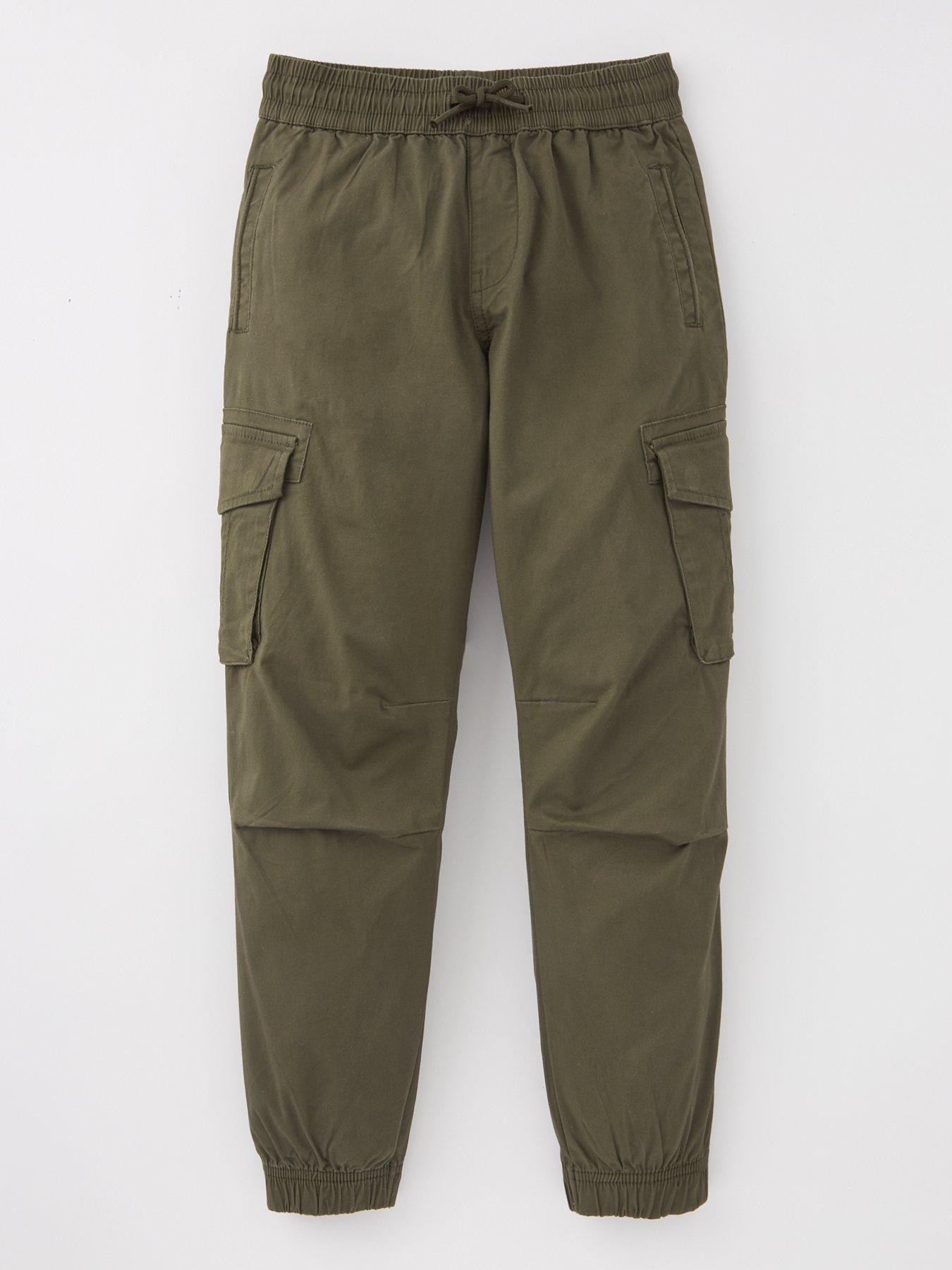 Boys Cargo Trouser Khaki