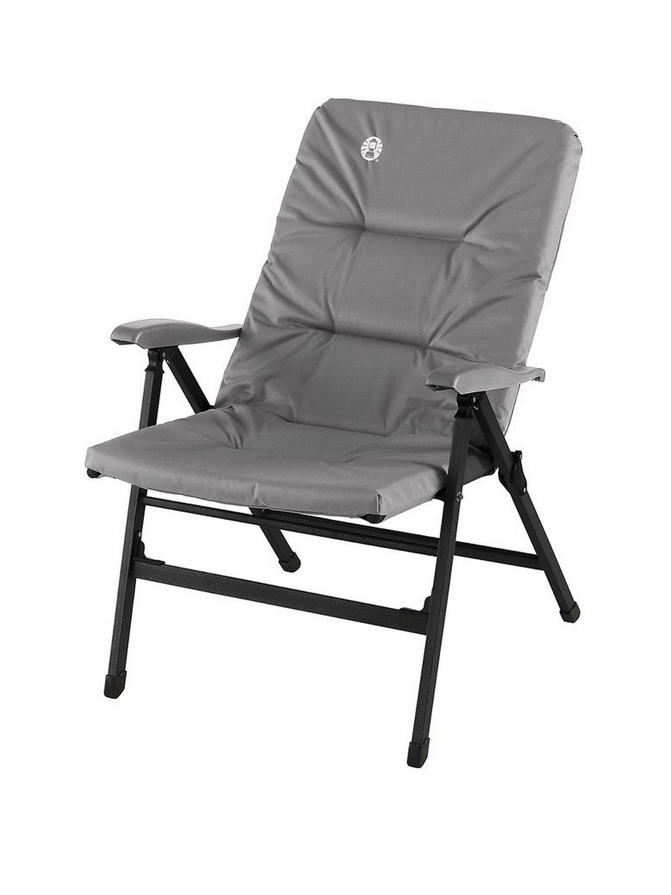 Product photograph of Coleman 8-position Recliner Chair Steel from very.co.uk