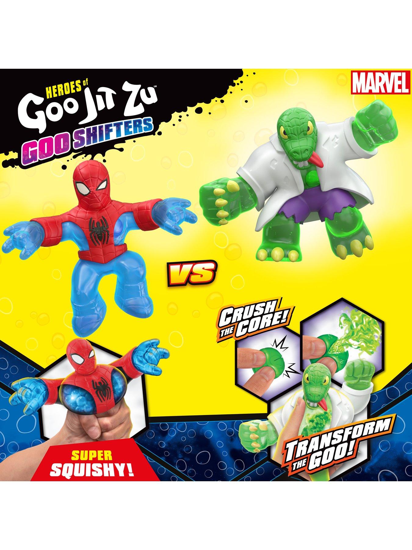 Heroes of Goo Jit Zu Marvel Goo Shifters Versus Pack Spider-Man VS Goo ...