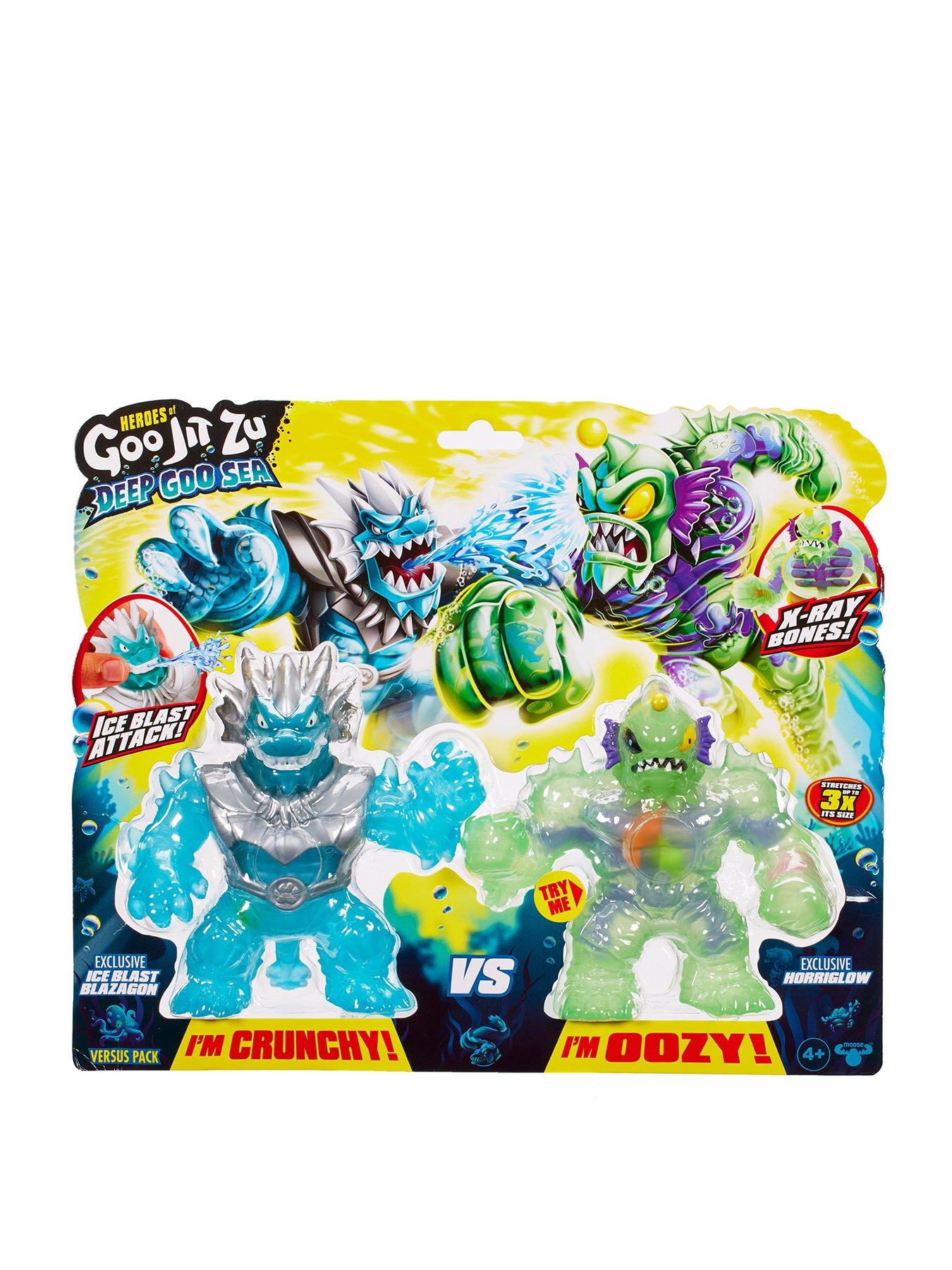 Heroes of Goo Jit Zu Super Stretchy Action Figure 1-Pack, Blazagon 