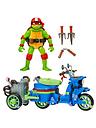 Image thumbnail 3 of 6 of Teenage Mutant Ninja Turtles Movie Drive N Kick Cycle W/Sidecar And Figure