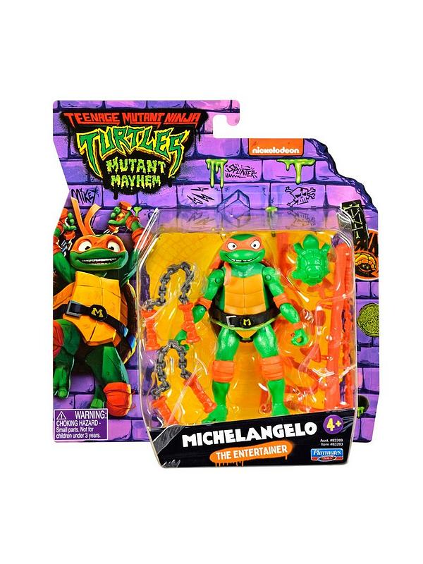 Image 2 of 6 of Teenage Mutant Ninja Turtles TMNT Mutant Mayhem Figure&nbsp;- Michelangelo
