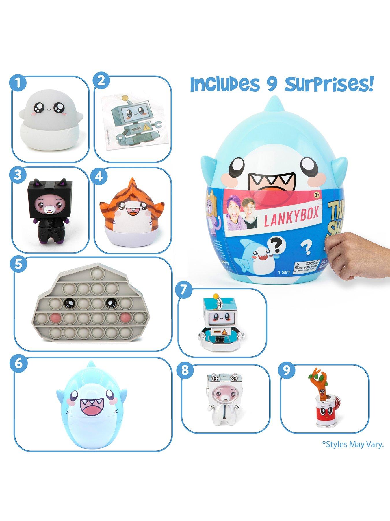  LankyBox Mini Mystery Box, for The Biggest Fans, 2 Mystery  Figures, 1 Squishy Figure, a pop-it, and 3 Stickers : Toys & Games