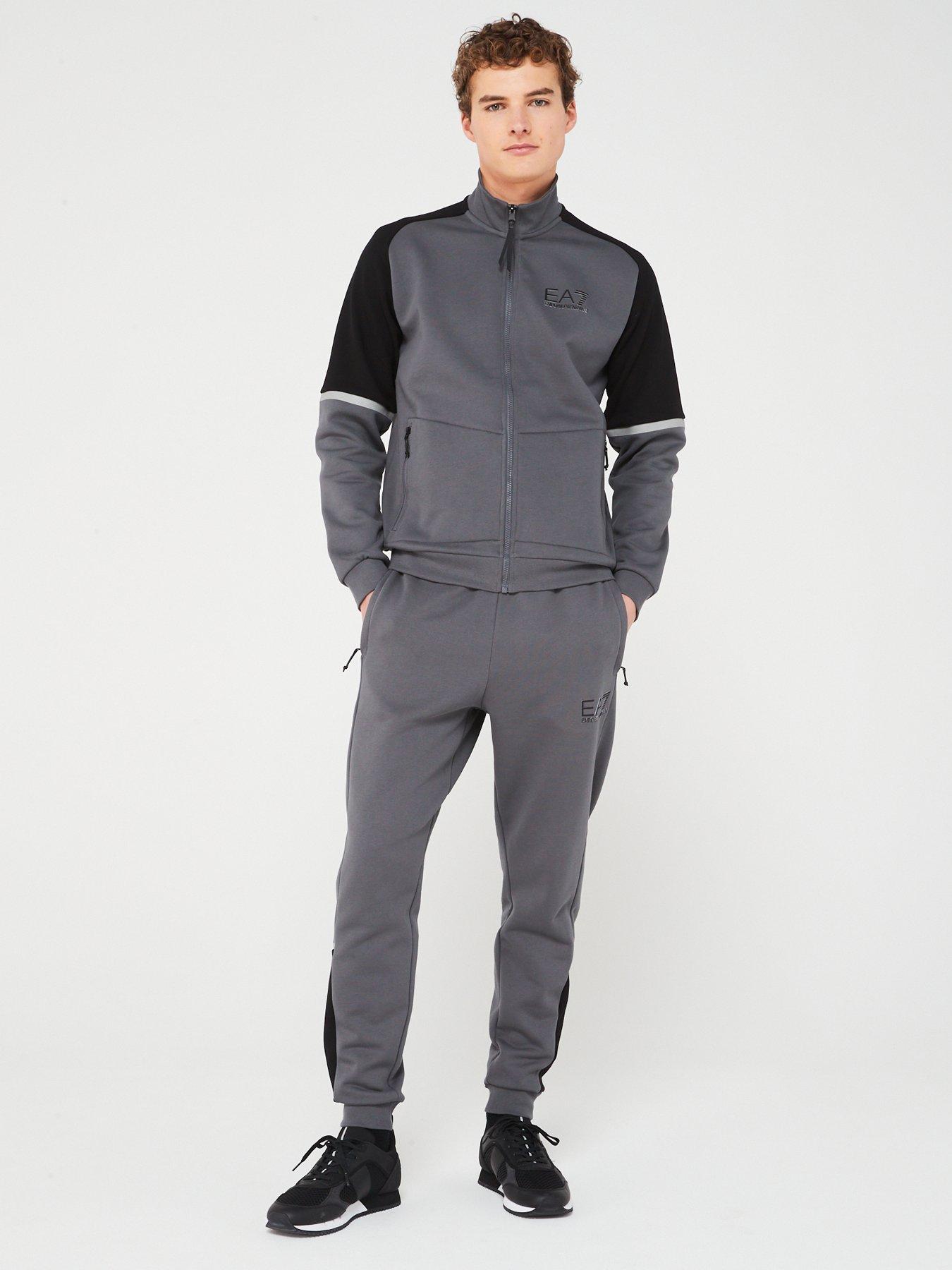 EA7 Emporio Armani EA7 Emporio Armani Zip Through Tracksuit - Black